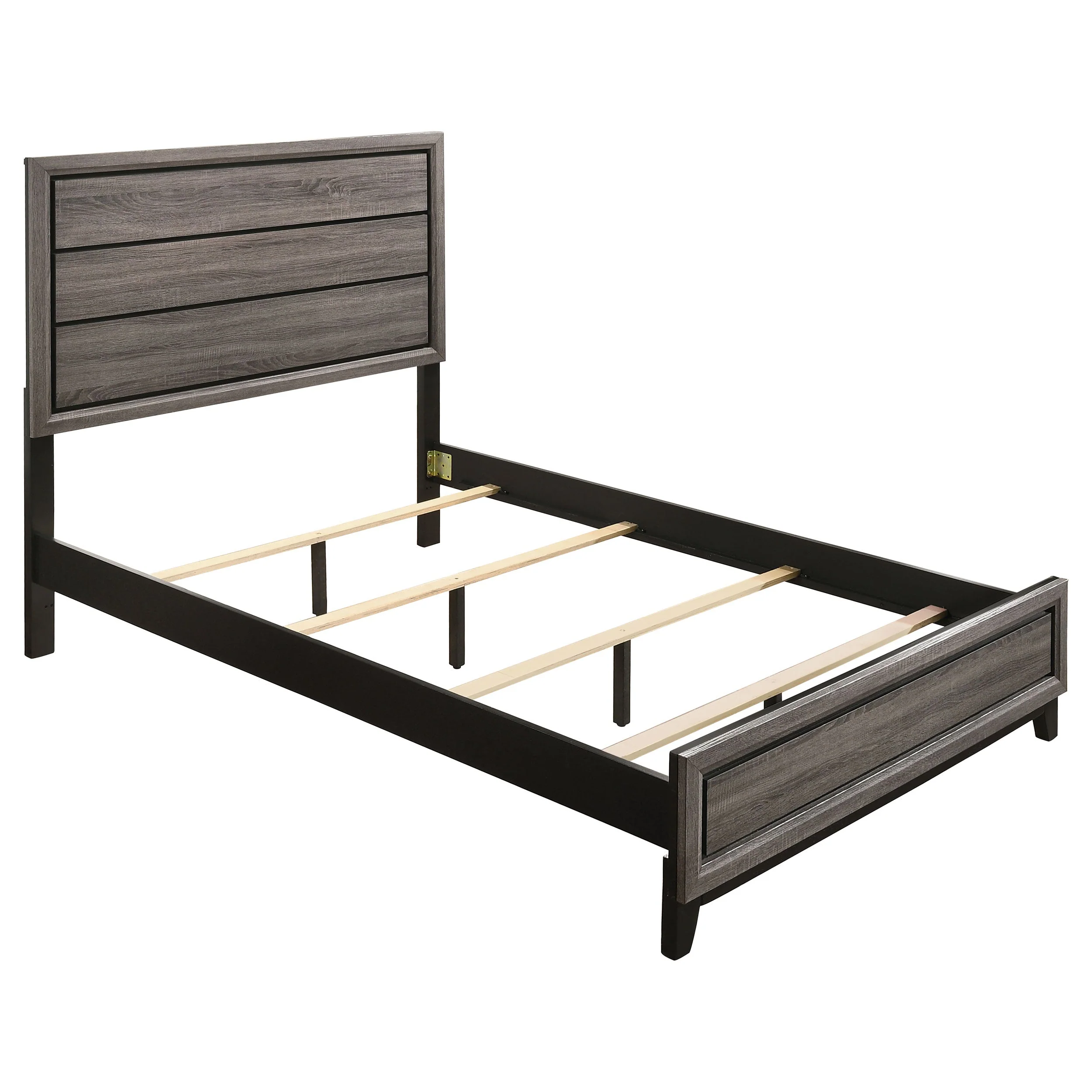 Watson Wood Panel Bed Grey Oak - Image 9