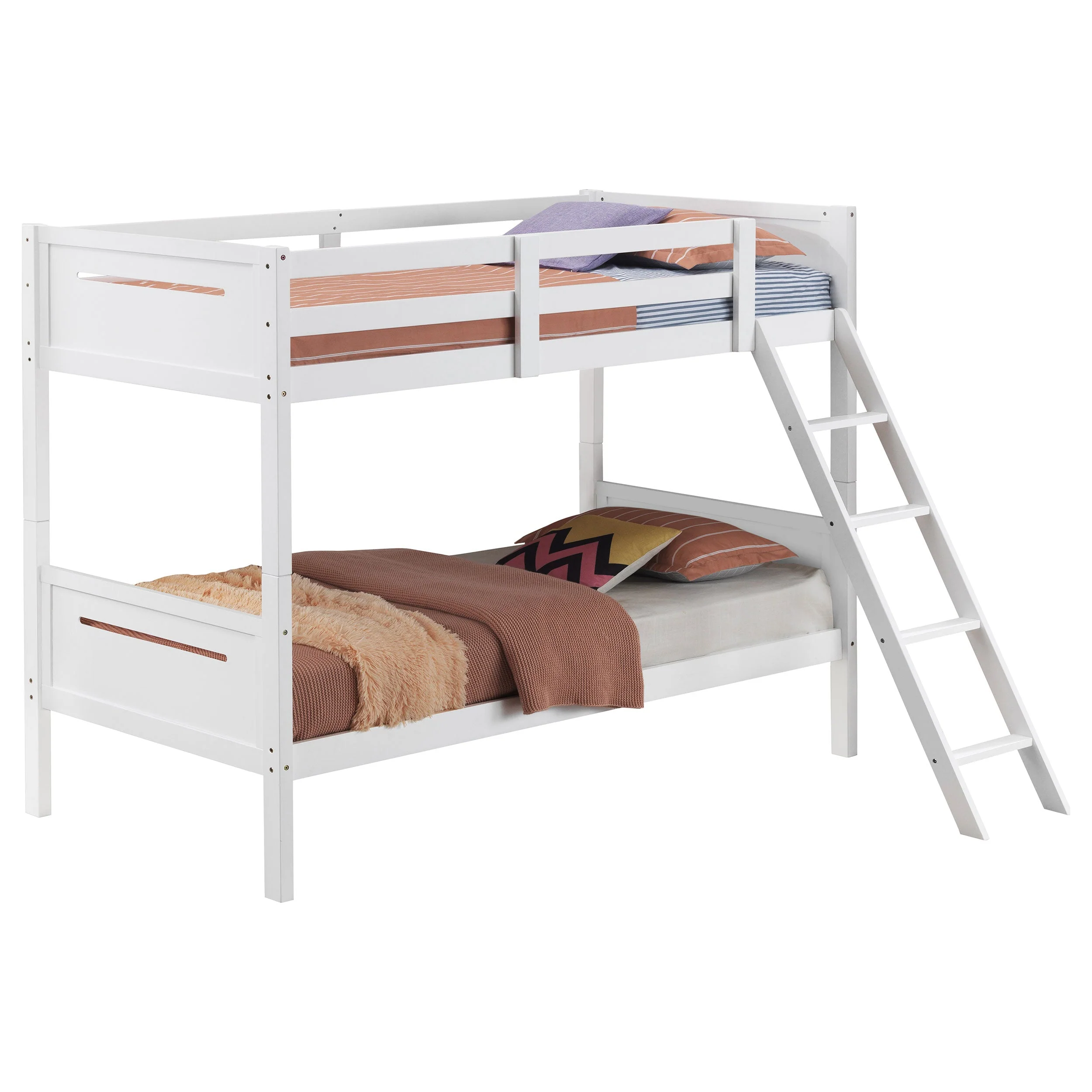 Littleton Wood Twin Over Twin Bunk Bed Espresso - Image 20