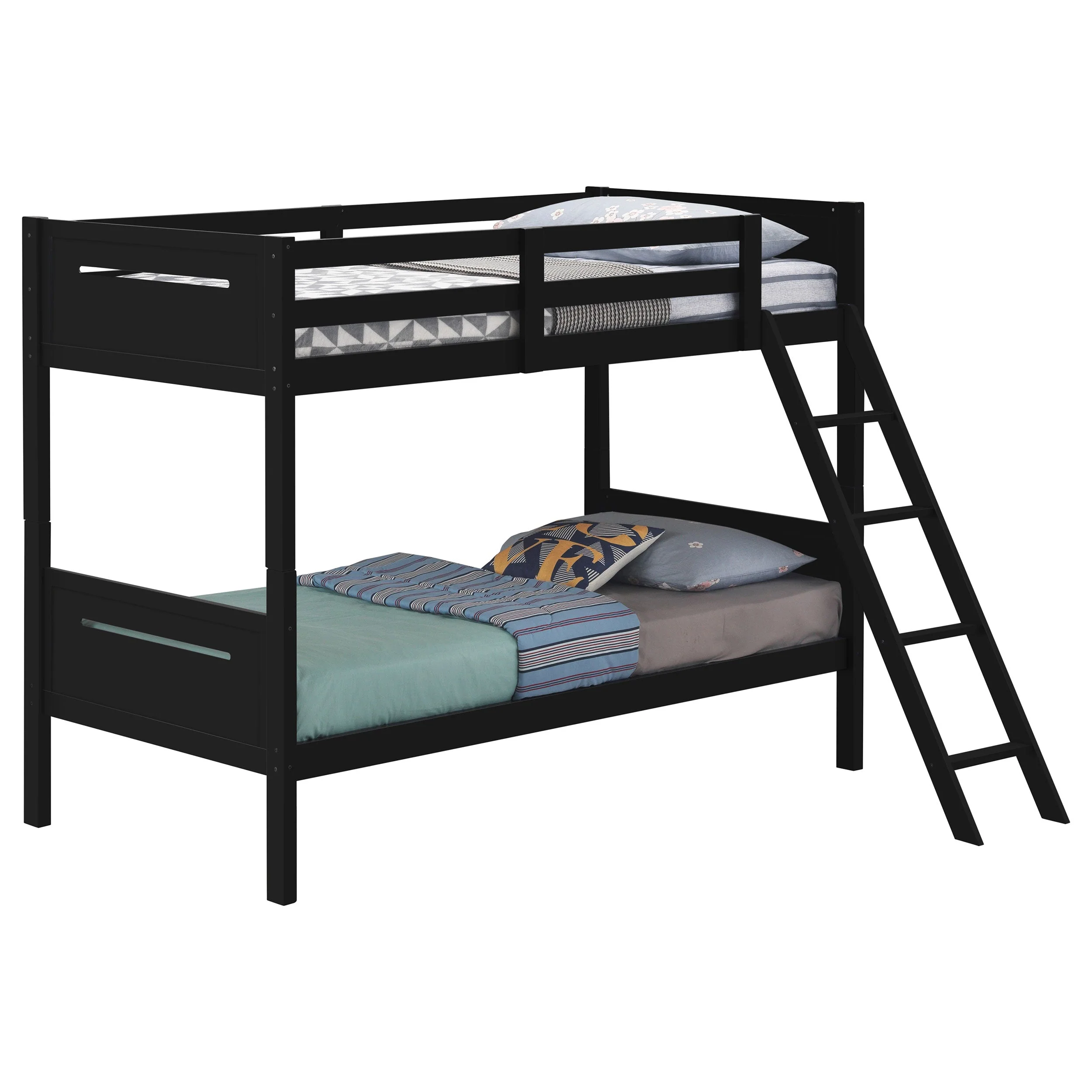 Littleton Wood Twin Over Twin Bunk Bed Espresso - Image 21