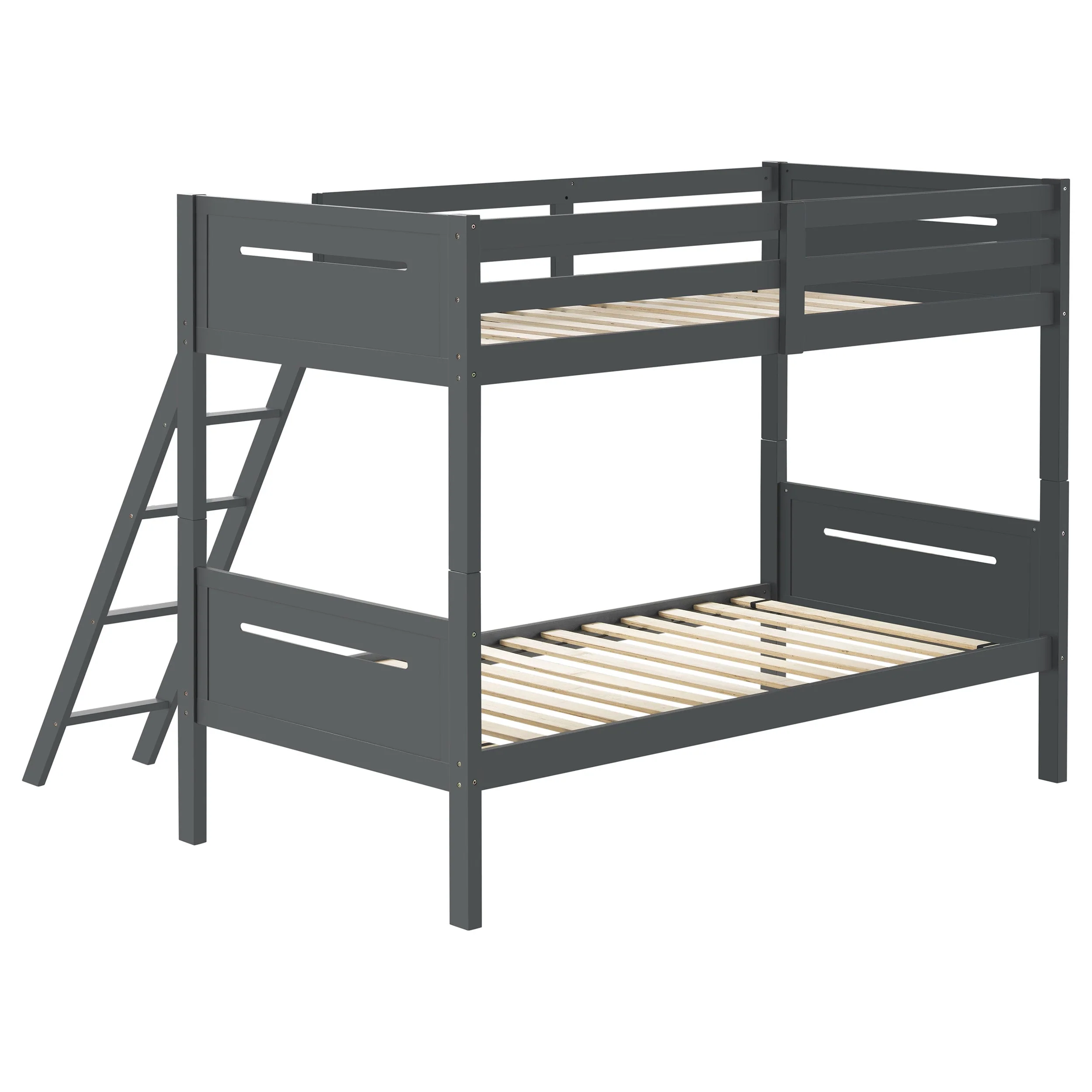 Littleton Wood Twin Over Twin Bunk Bed Espresso - Image 28