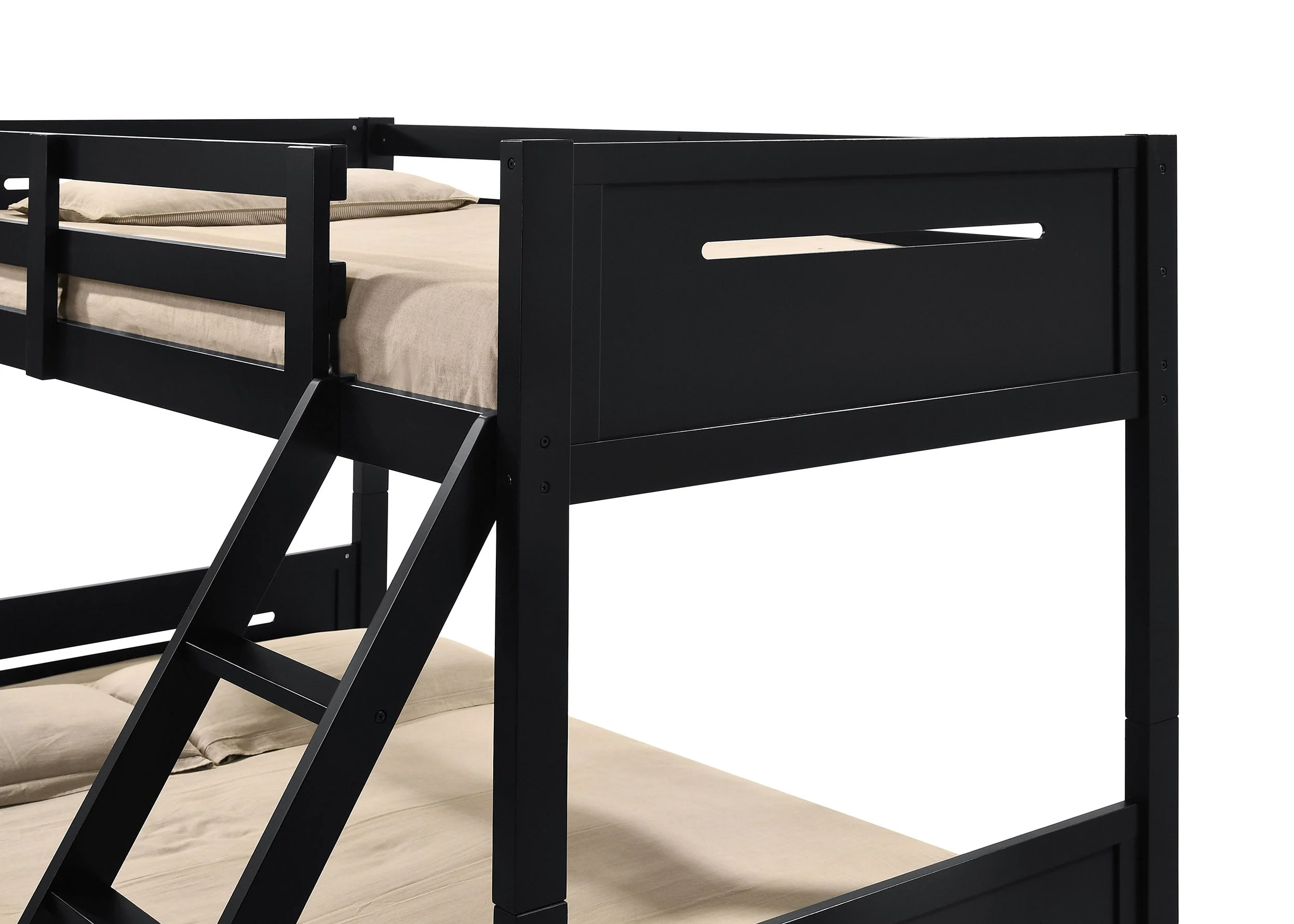 Littleton Wood Twin Over Twin Bunk Bed Espresso - Image 42