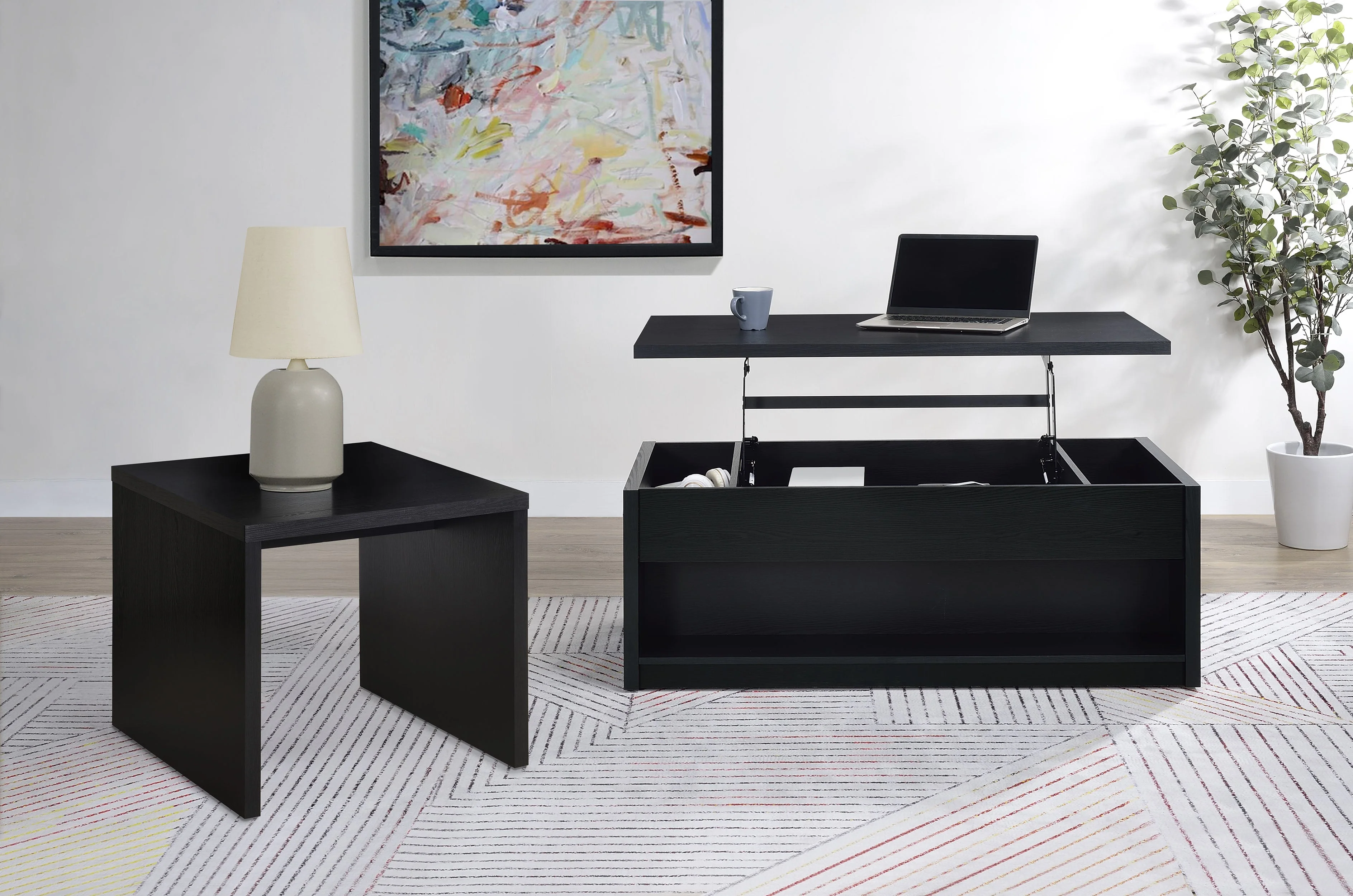 Knapp Lift Top Coffee Table Set - Image 3