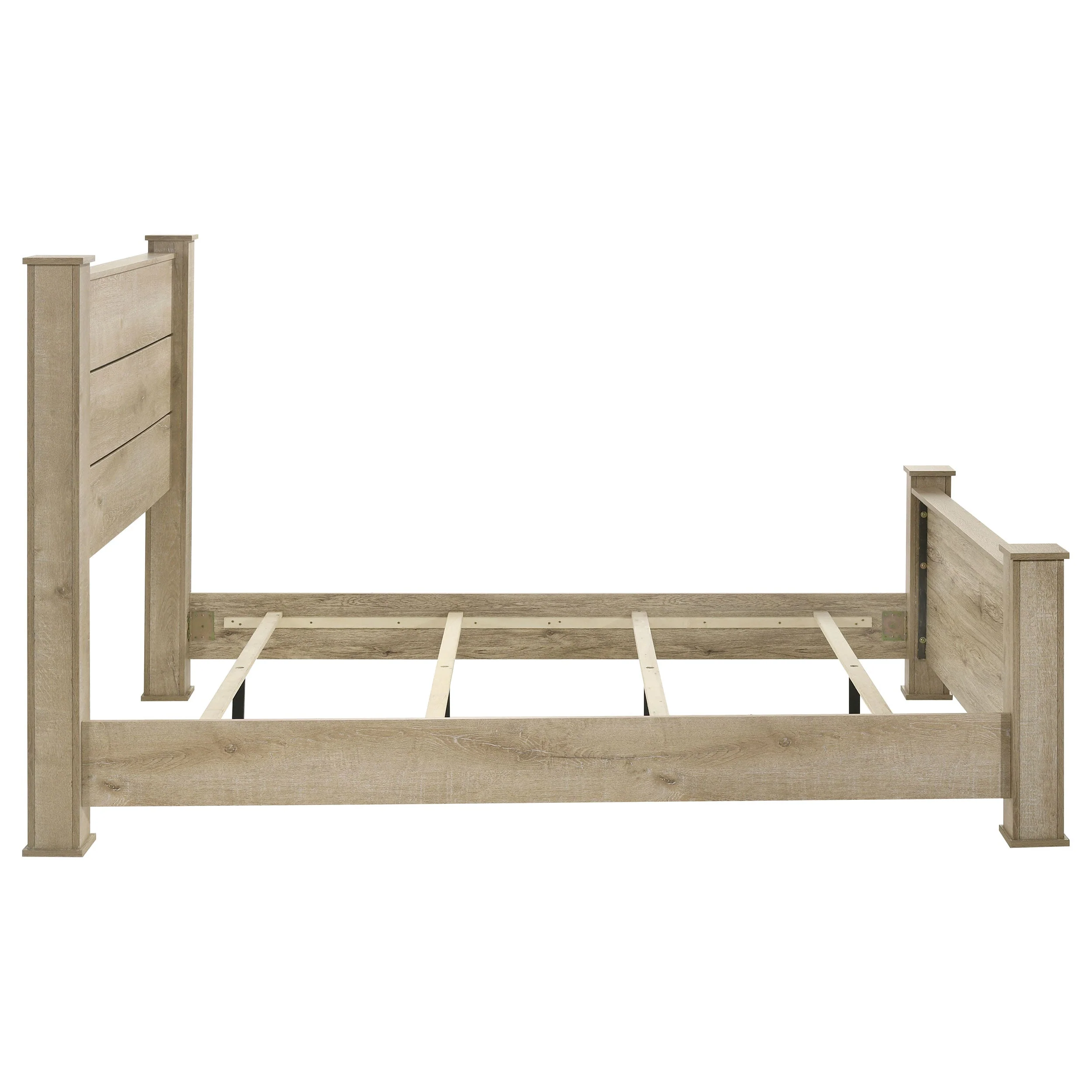 Oakglen 55-inch Panel Bed Weathered Oak - Image 21