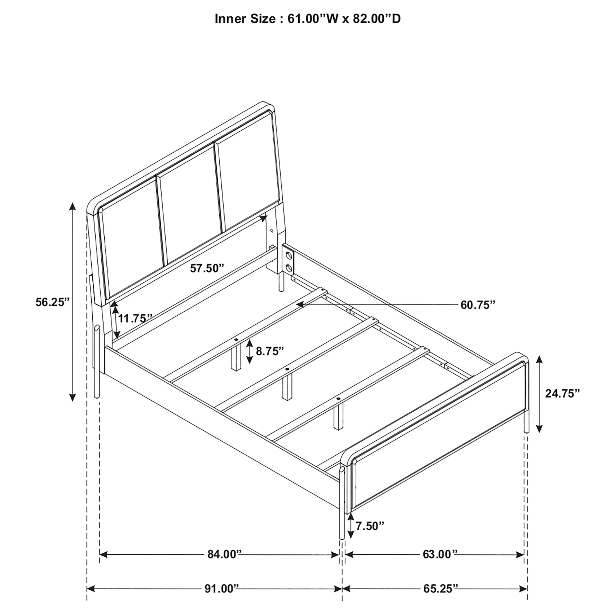 Arini 56-inch Panel Bed - Image 49