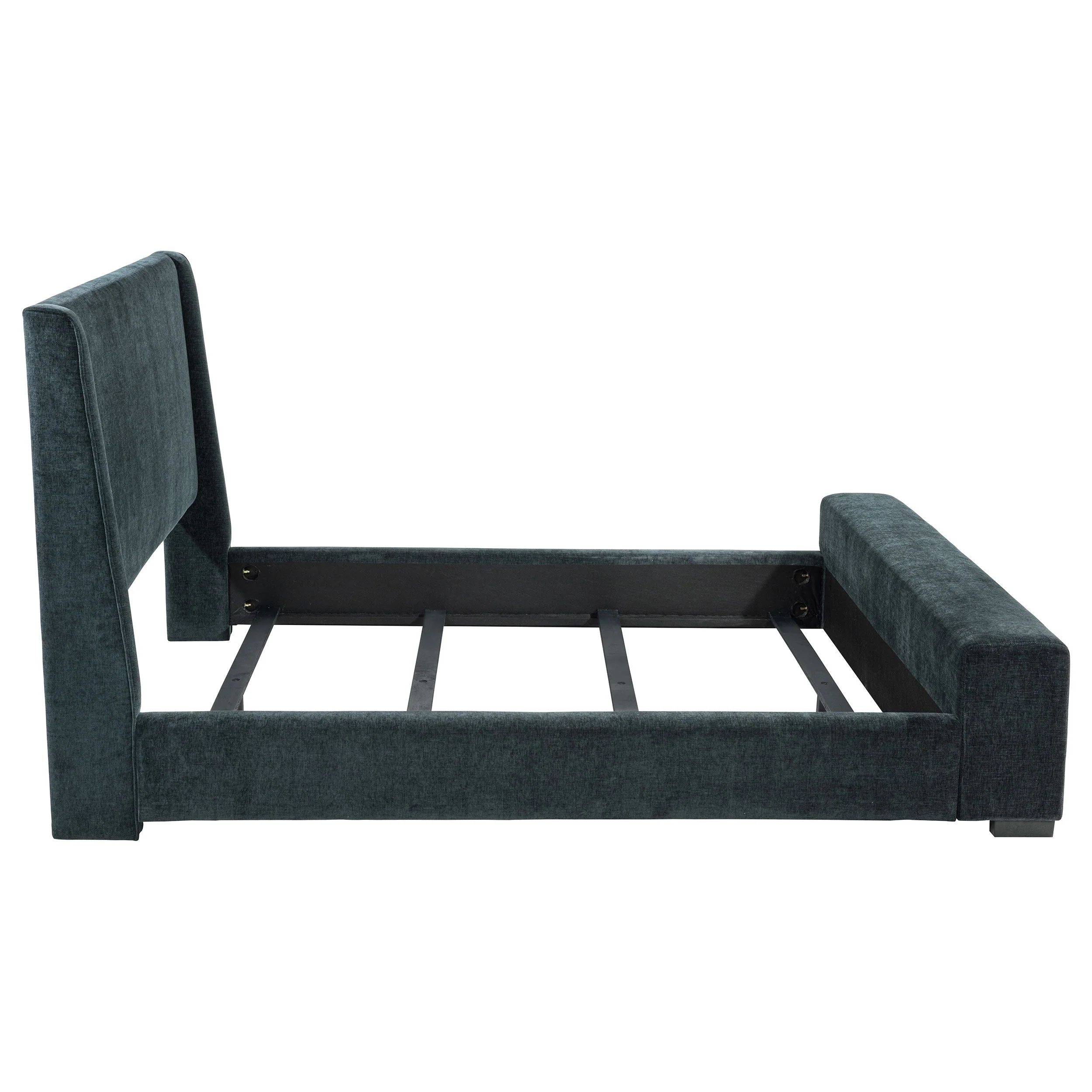Preston Upholstered Audio Flame Visualizer Bed Dark - Image 19