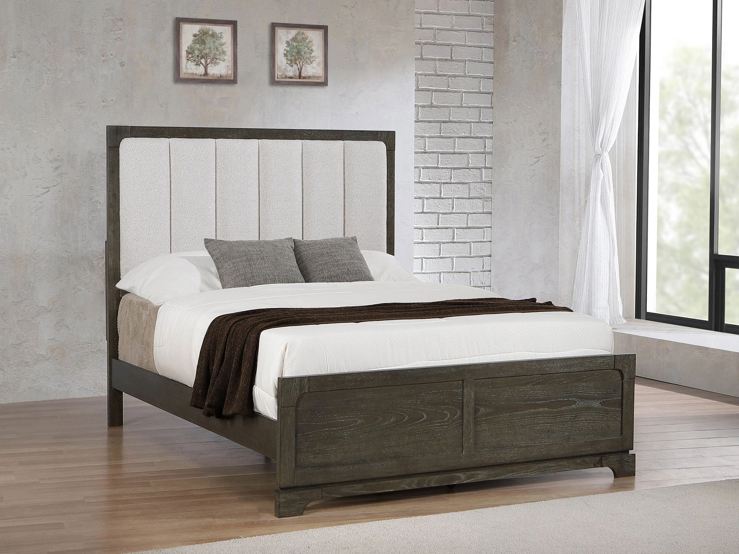 Gran Park 59-inch Panel Bed Dark Cocoa - Image 7