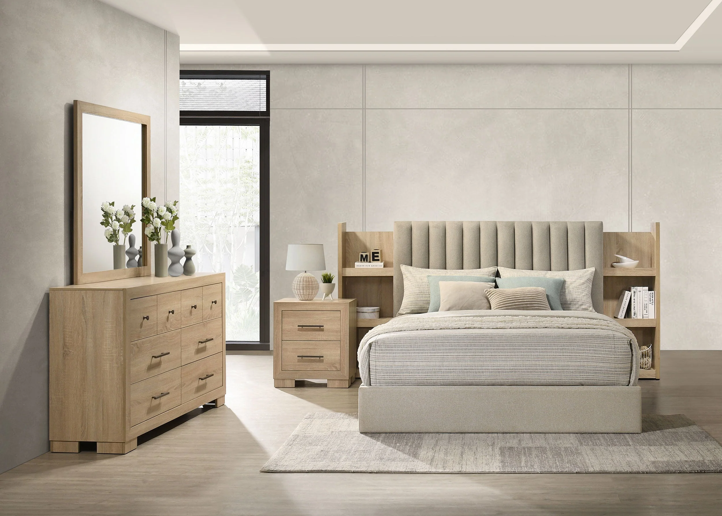 Arielle Bedroom Set Light Oak - Image 5