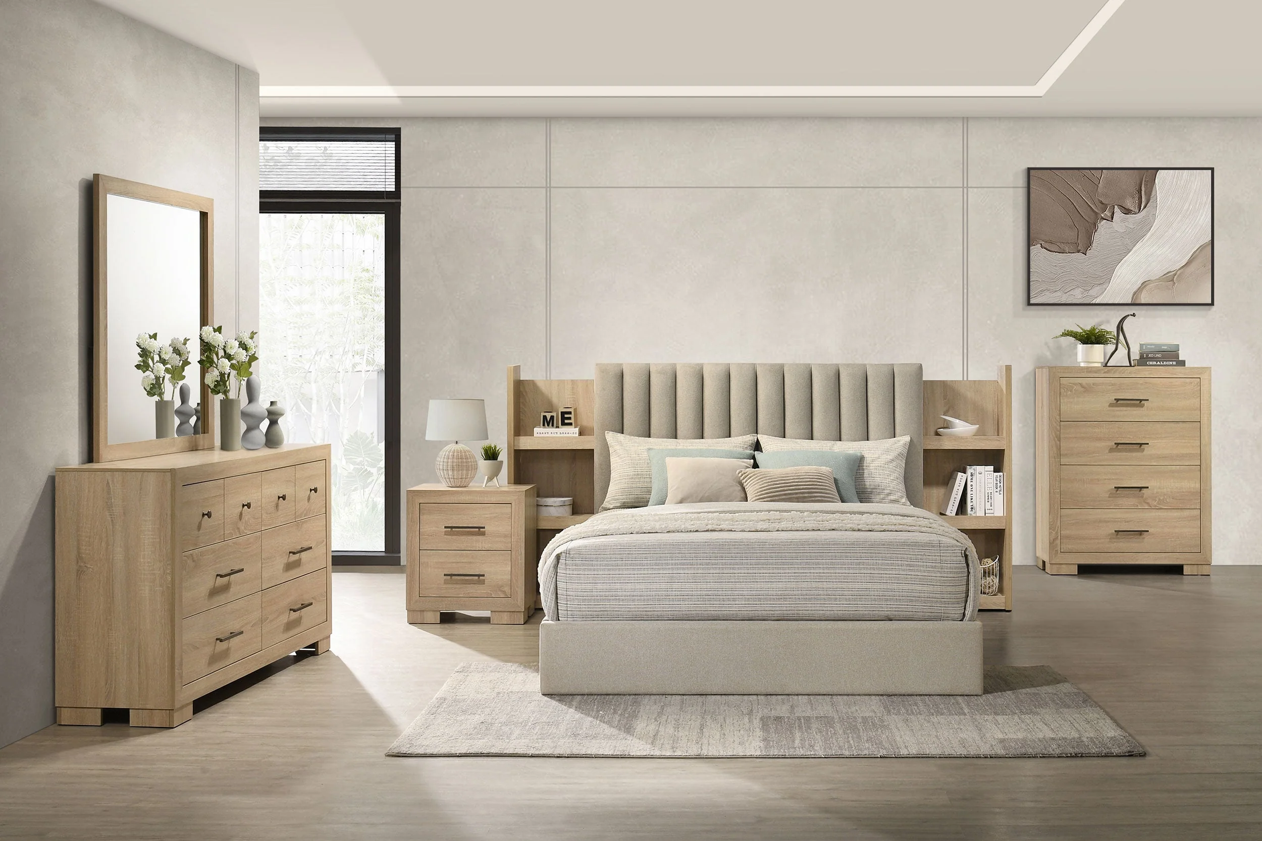Arielle Bedroom Set Light Oak - Image 8