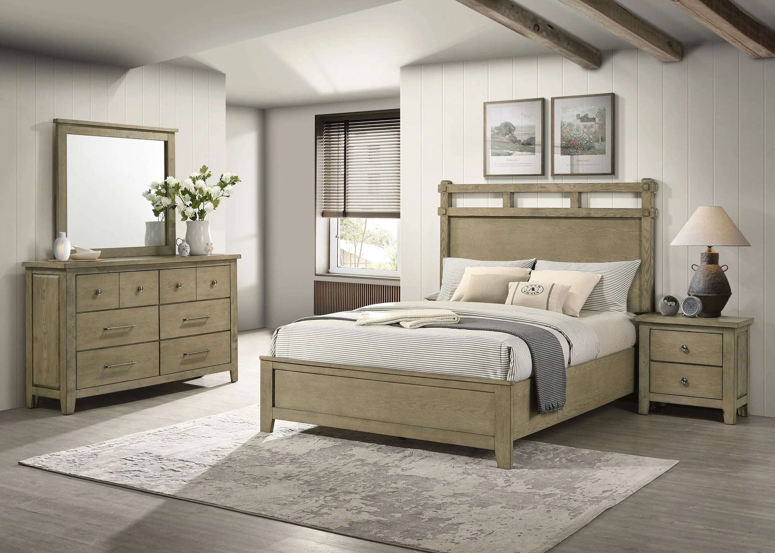 Hazlewood Bedroom Set Vineyard Oak - Image 5