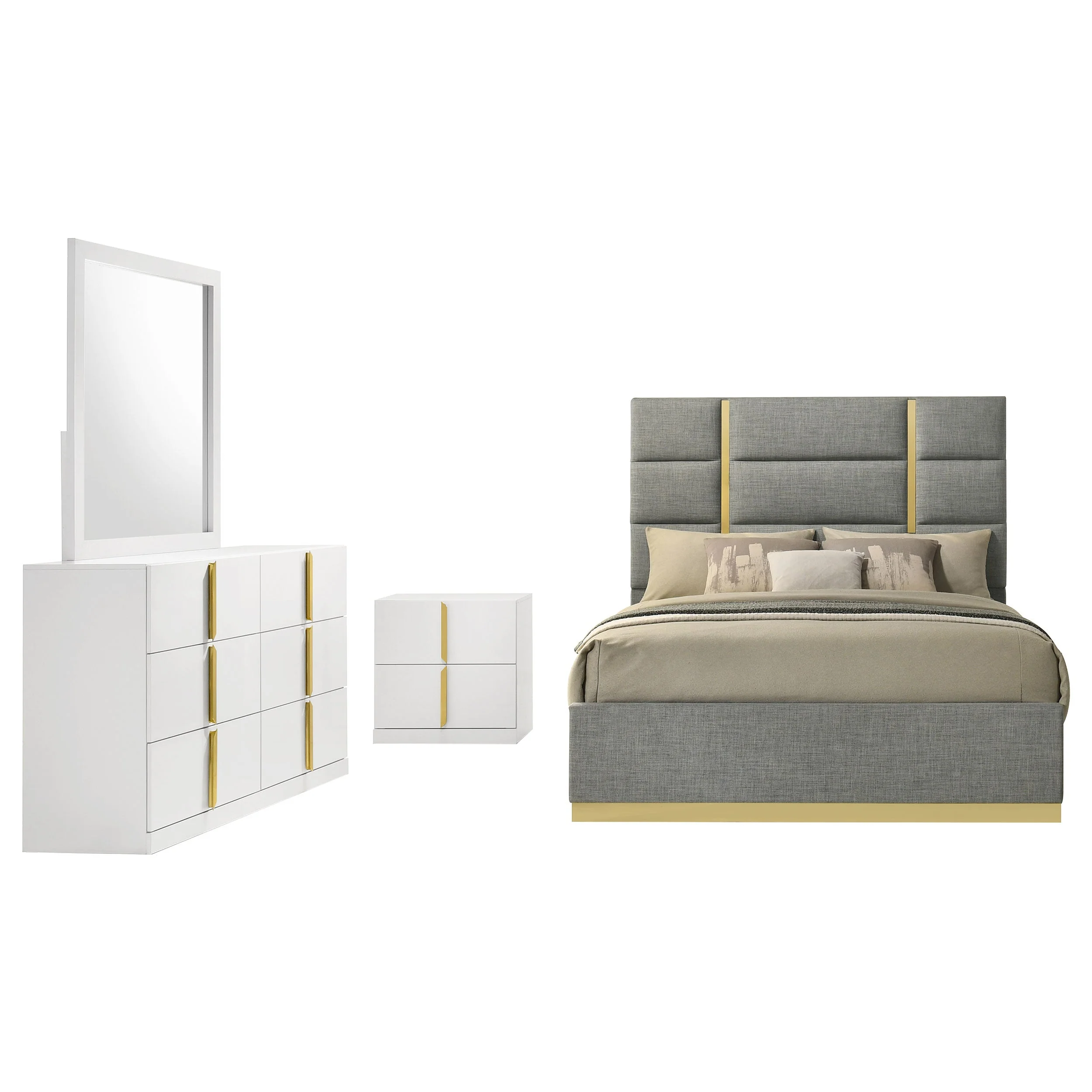 Ines Bedroom Set and High Gloss - Image 19