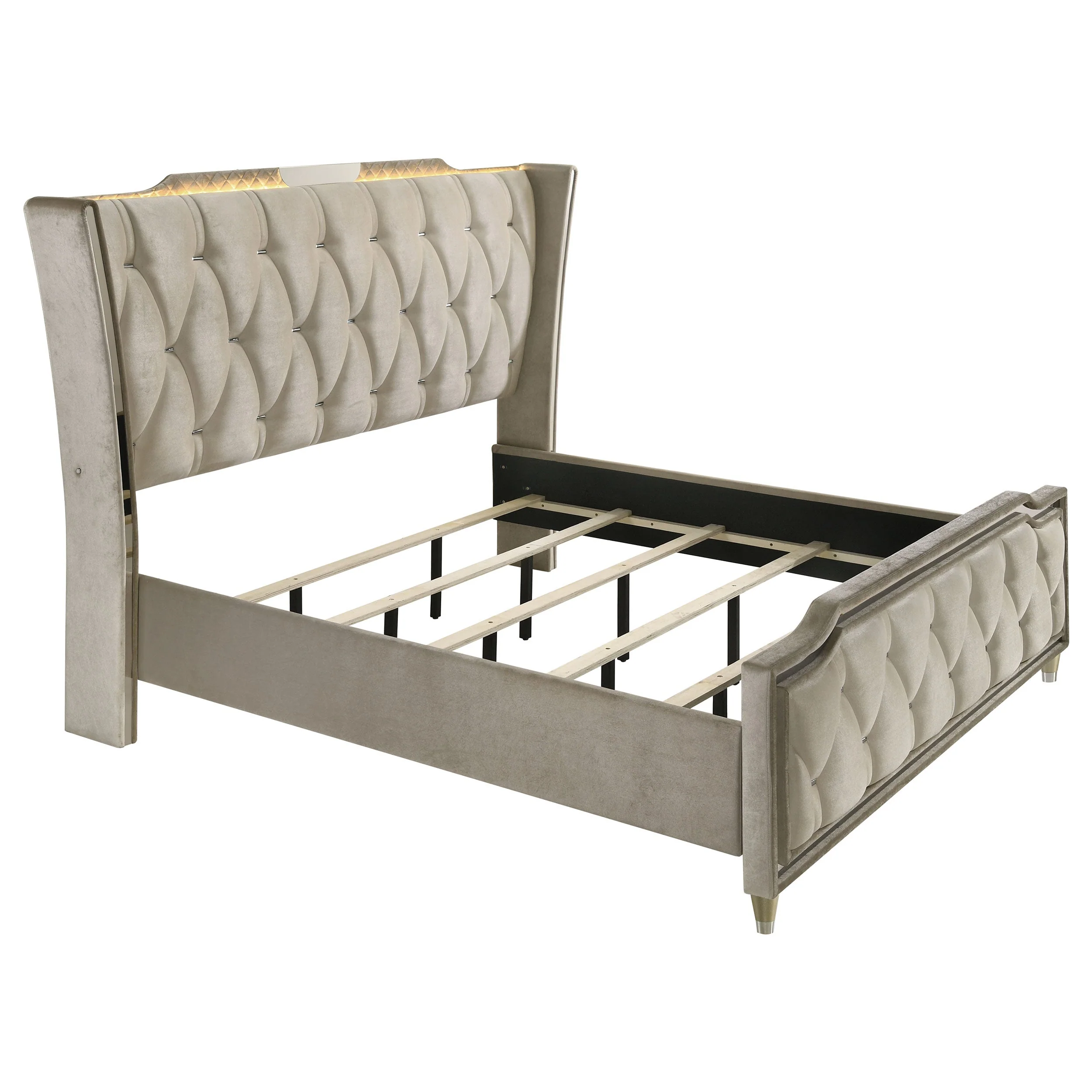 Lorient Bedroom Set Ivory and Camel - Image 32