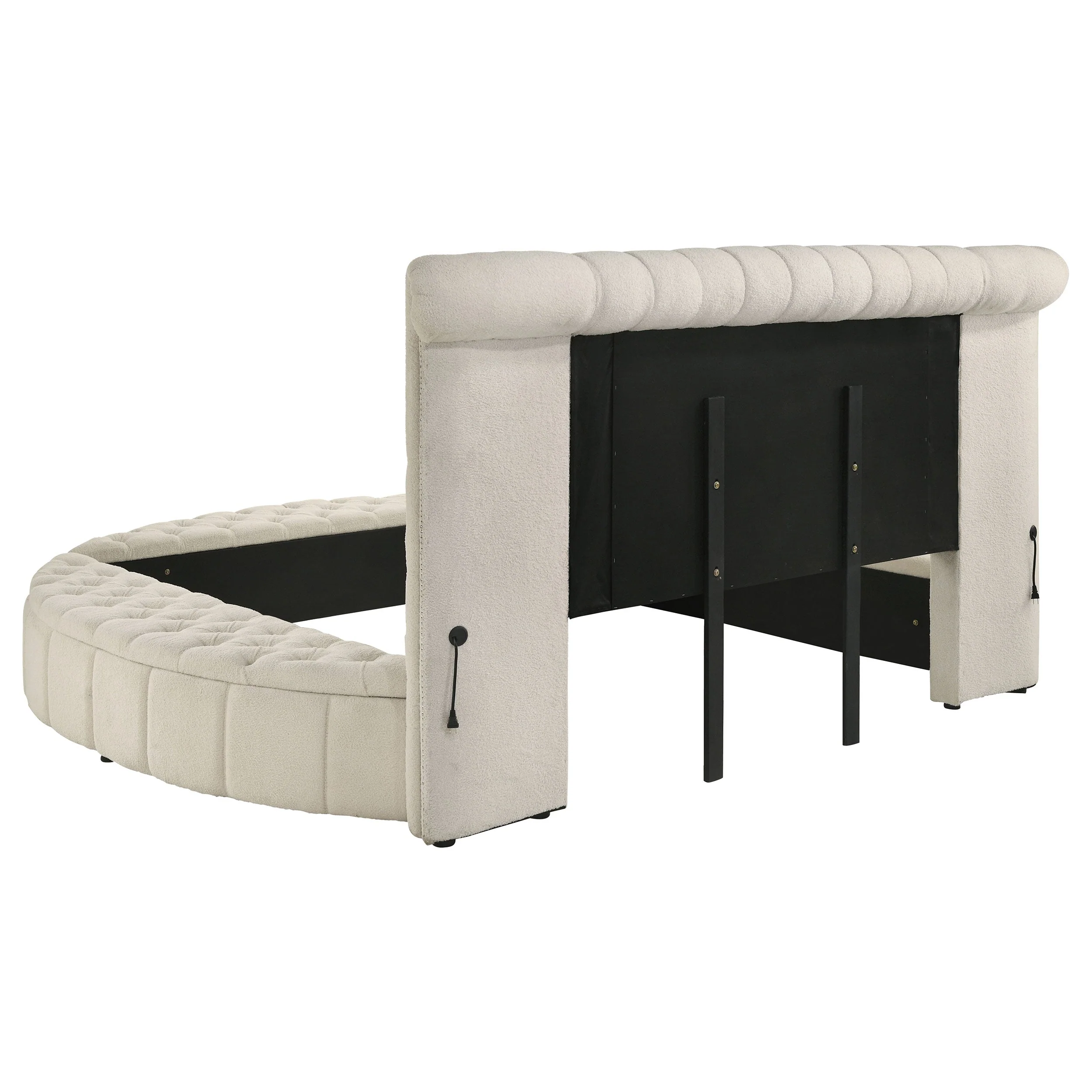Sonya Upholstered Bedroom Set Ivory - Image 17