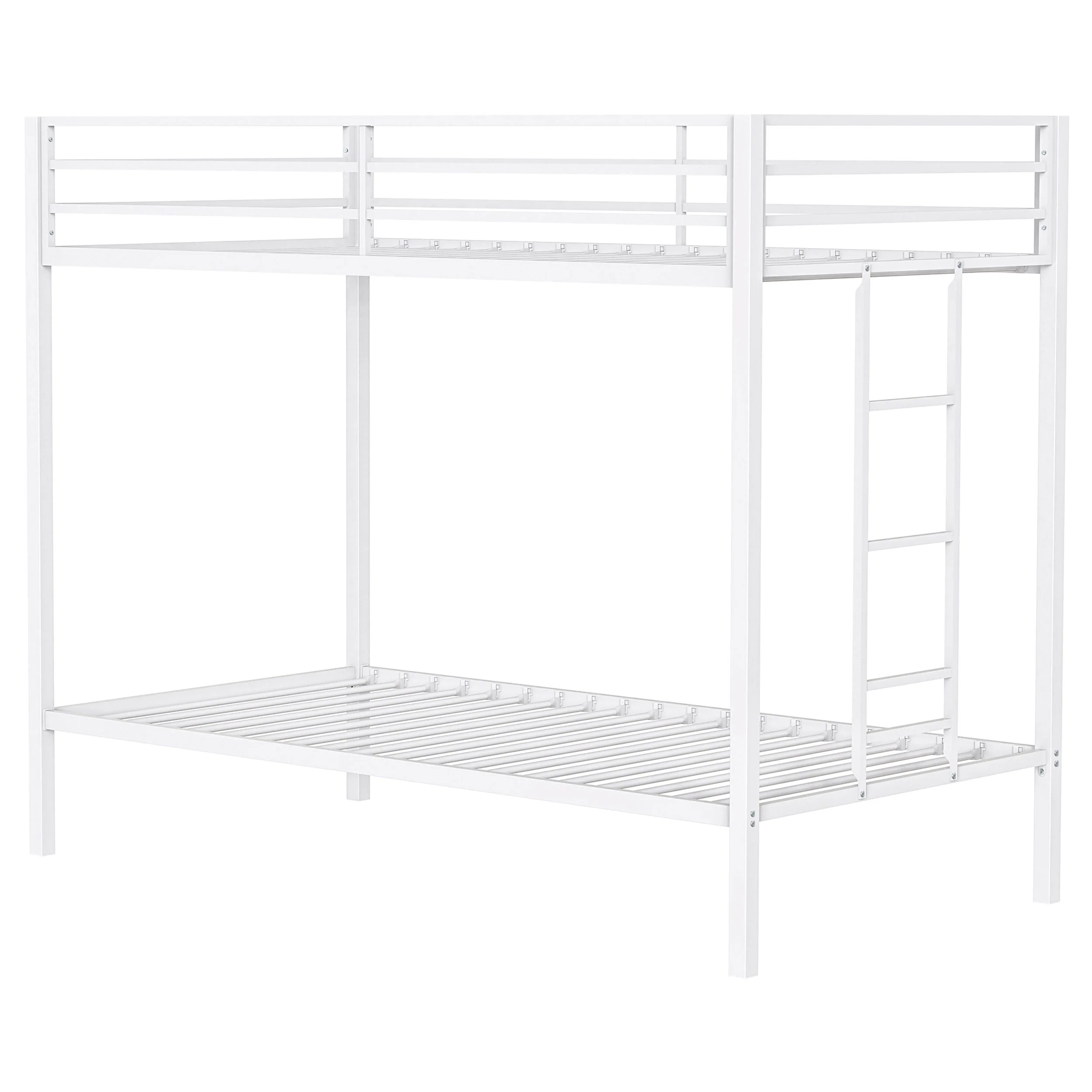 Alevera Metal Twin Over Twin Bunk Bed with Ladder - Image 23
