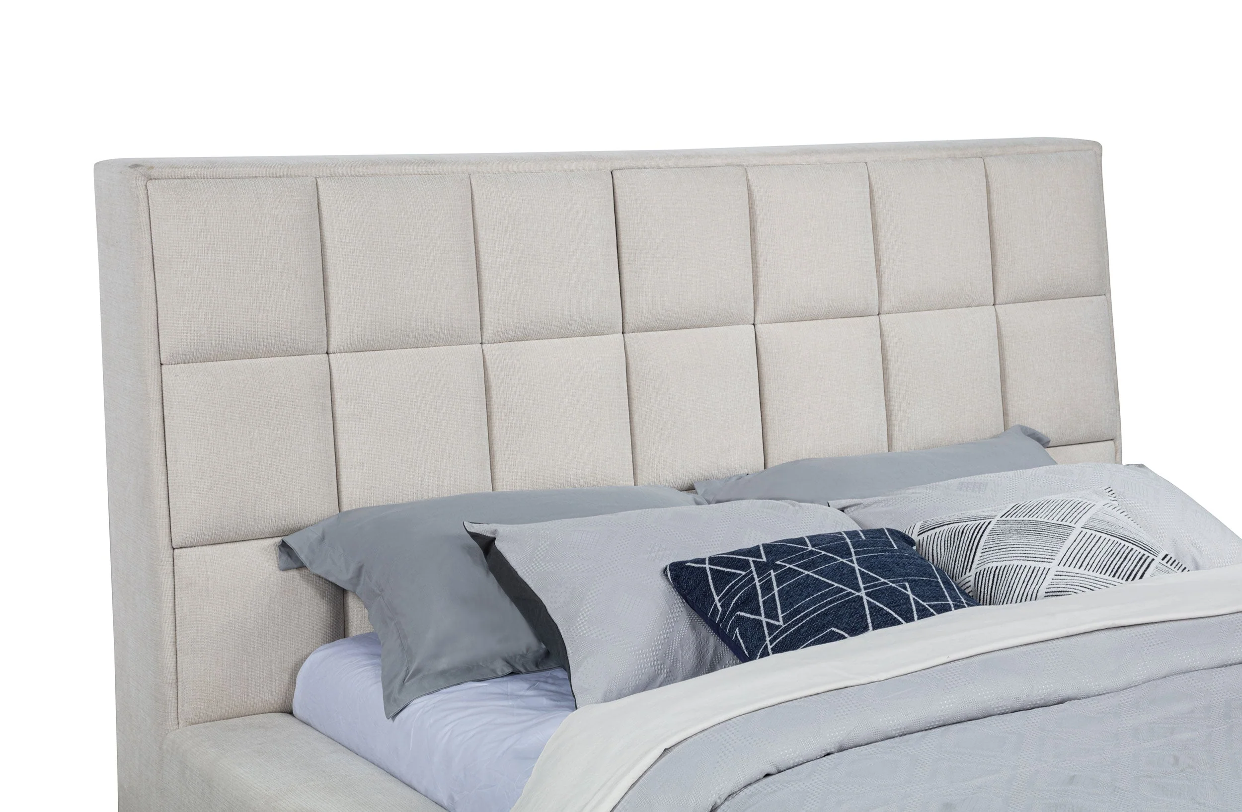 Dreux Upholstered Panel Platform Bed - Image 55