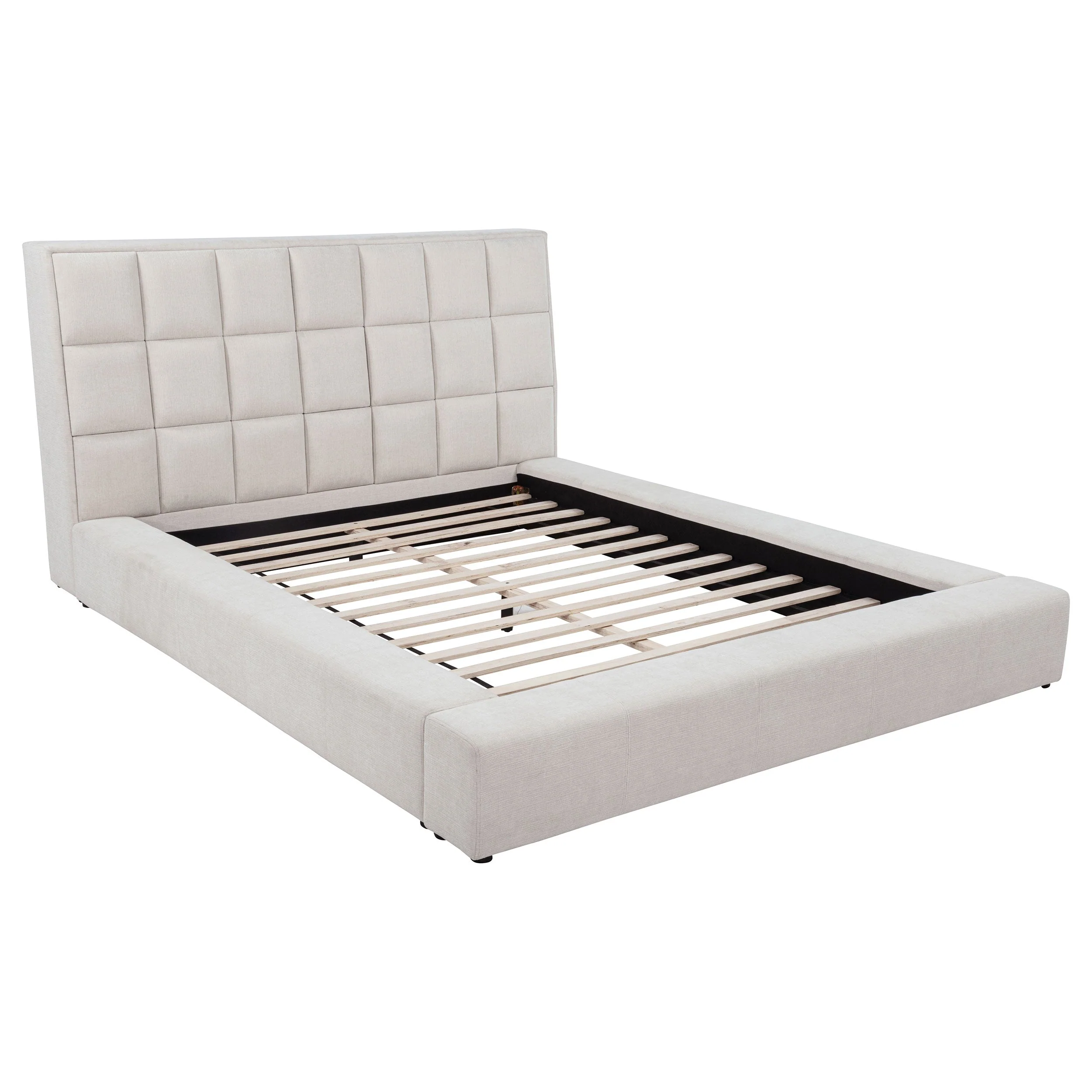 Dreux Upholstered Panel Platform Bed - Image 9