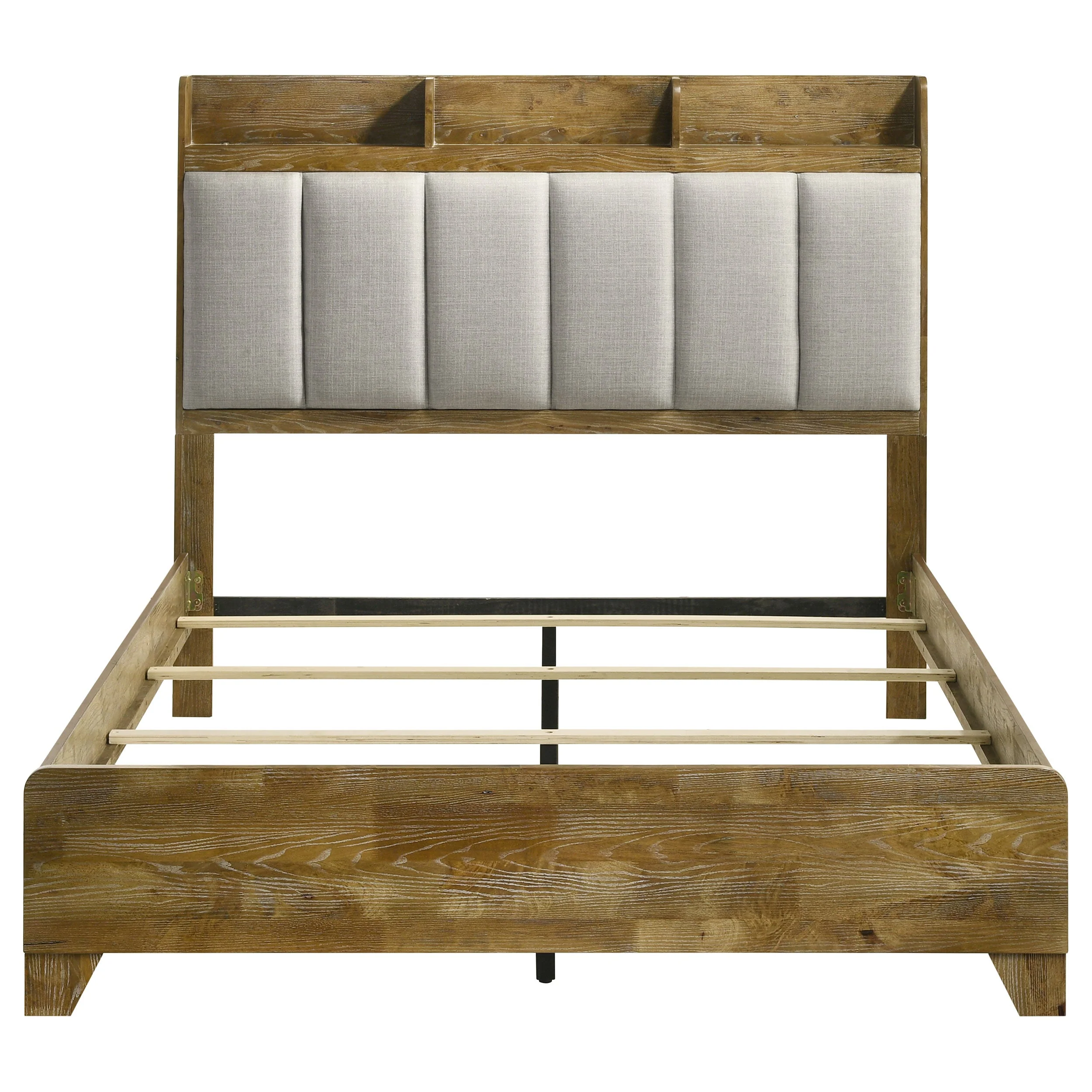 Henderson 57-inch Bookcase Panel Bed Medium Oak - Image 10