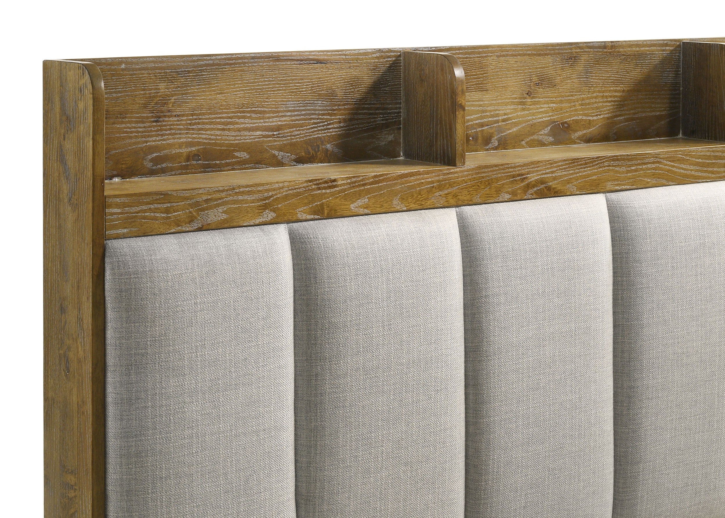 Henderson 57-inch Bookcase Panel Bed Medium Oak - Image 15