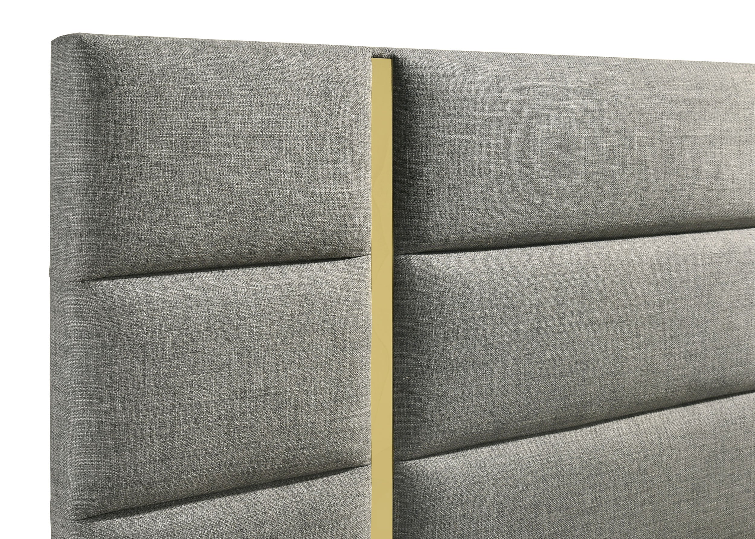 Ines 52-inch Fabric Upholstered Panel Bed - Image 30