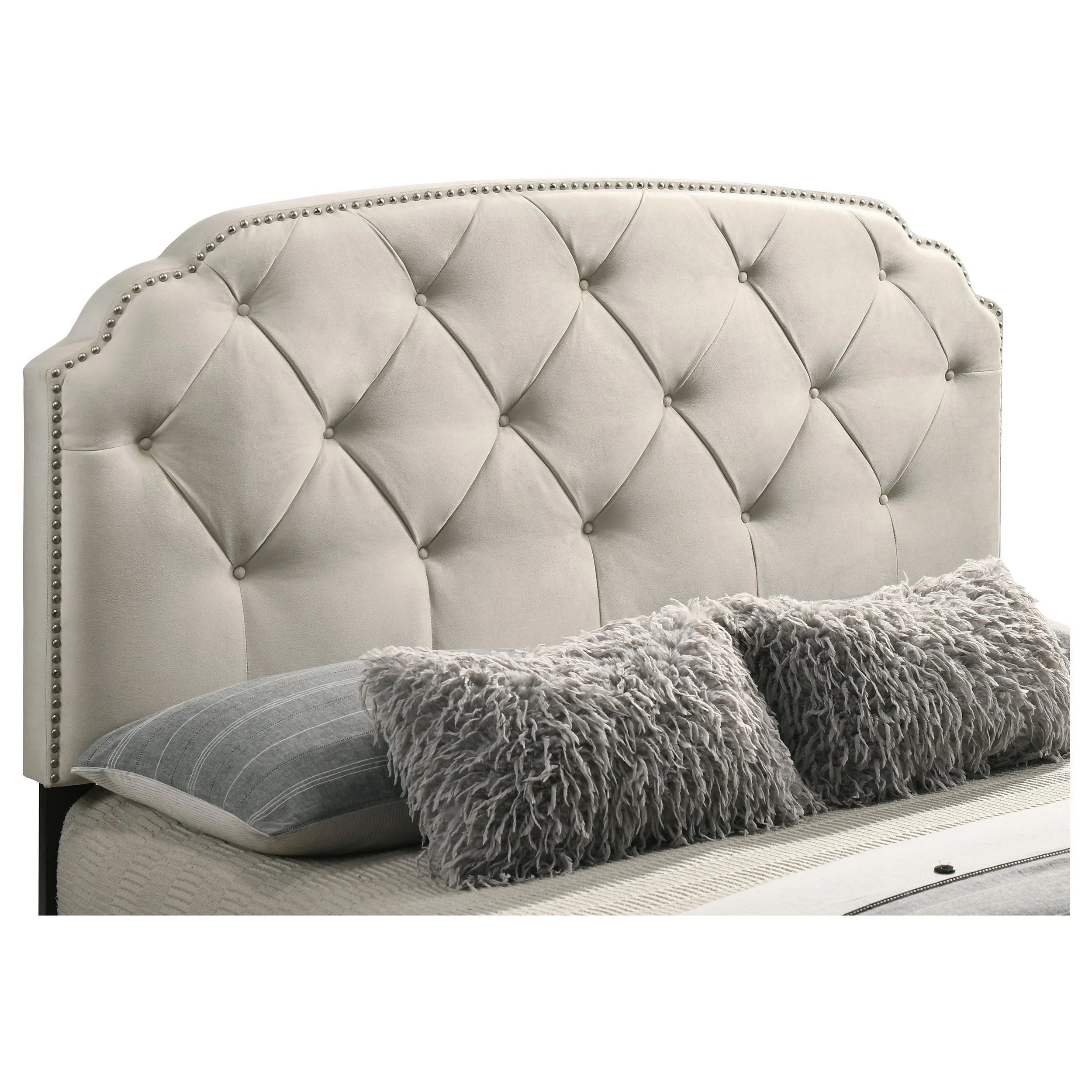 Marianna 4-drawer Upholstered Storage Bed Cream - Image 35