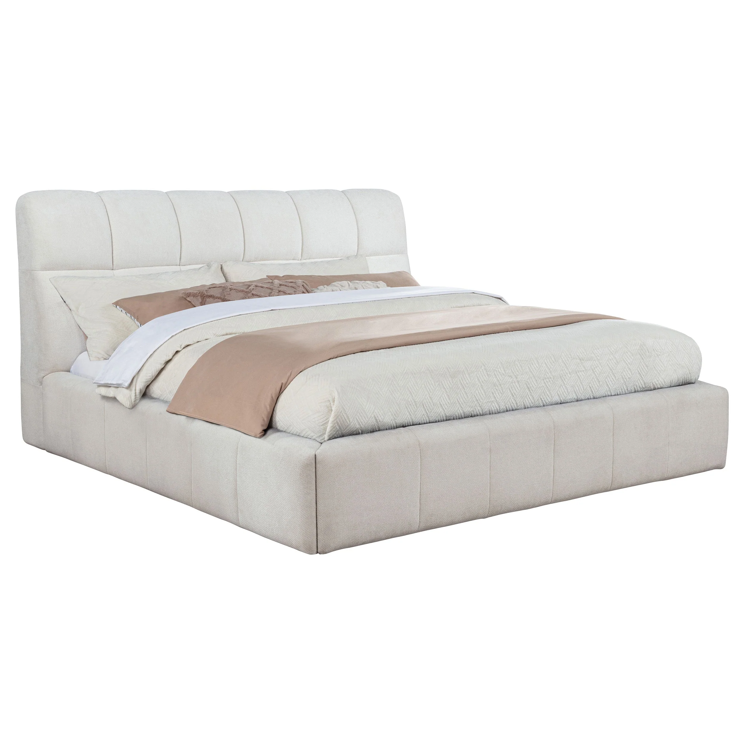 Nollet 48-inch Upholstered Panel Platform Bed - Image 20