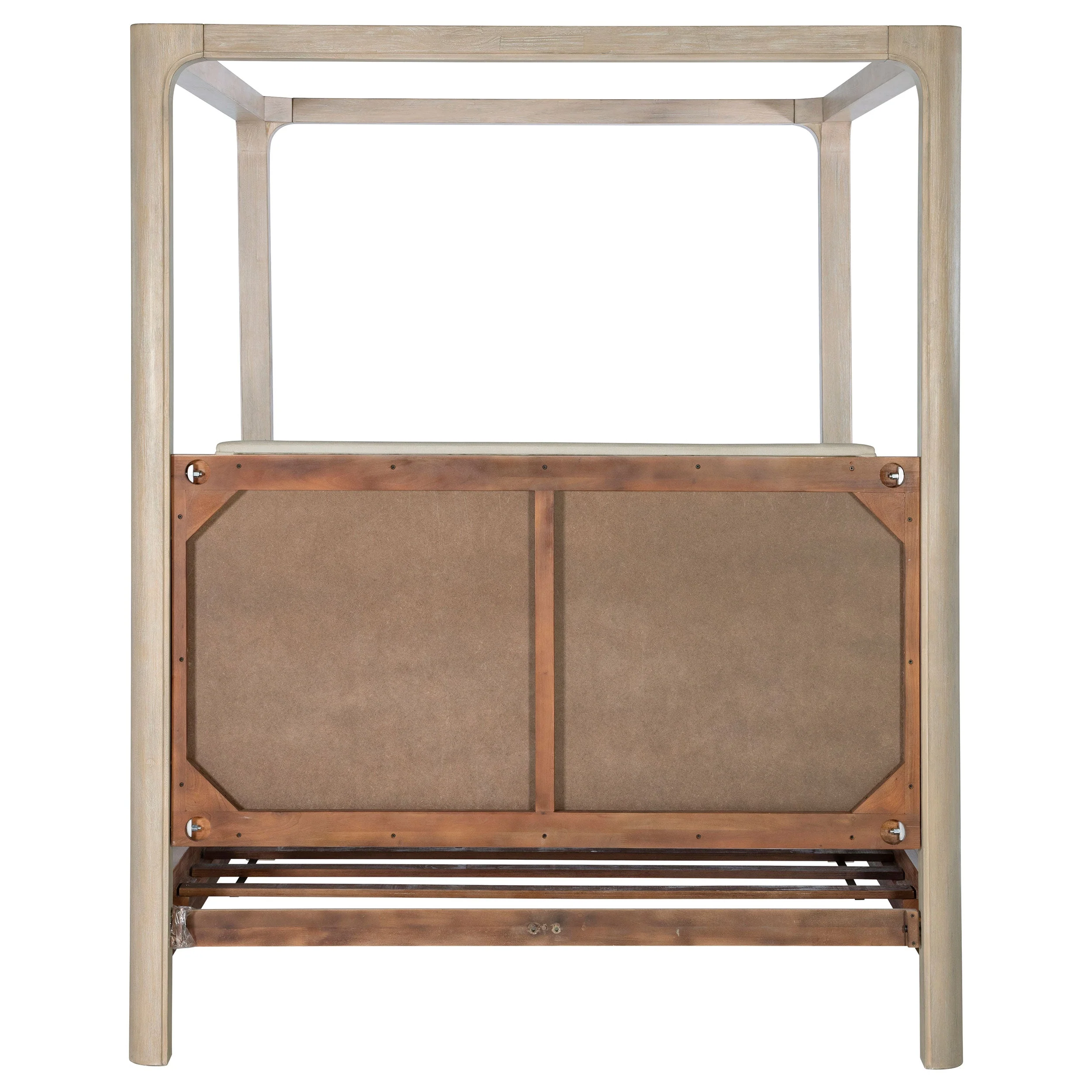 Solano 85-inch Canopy Bed Weathered Mango - Image 15