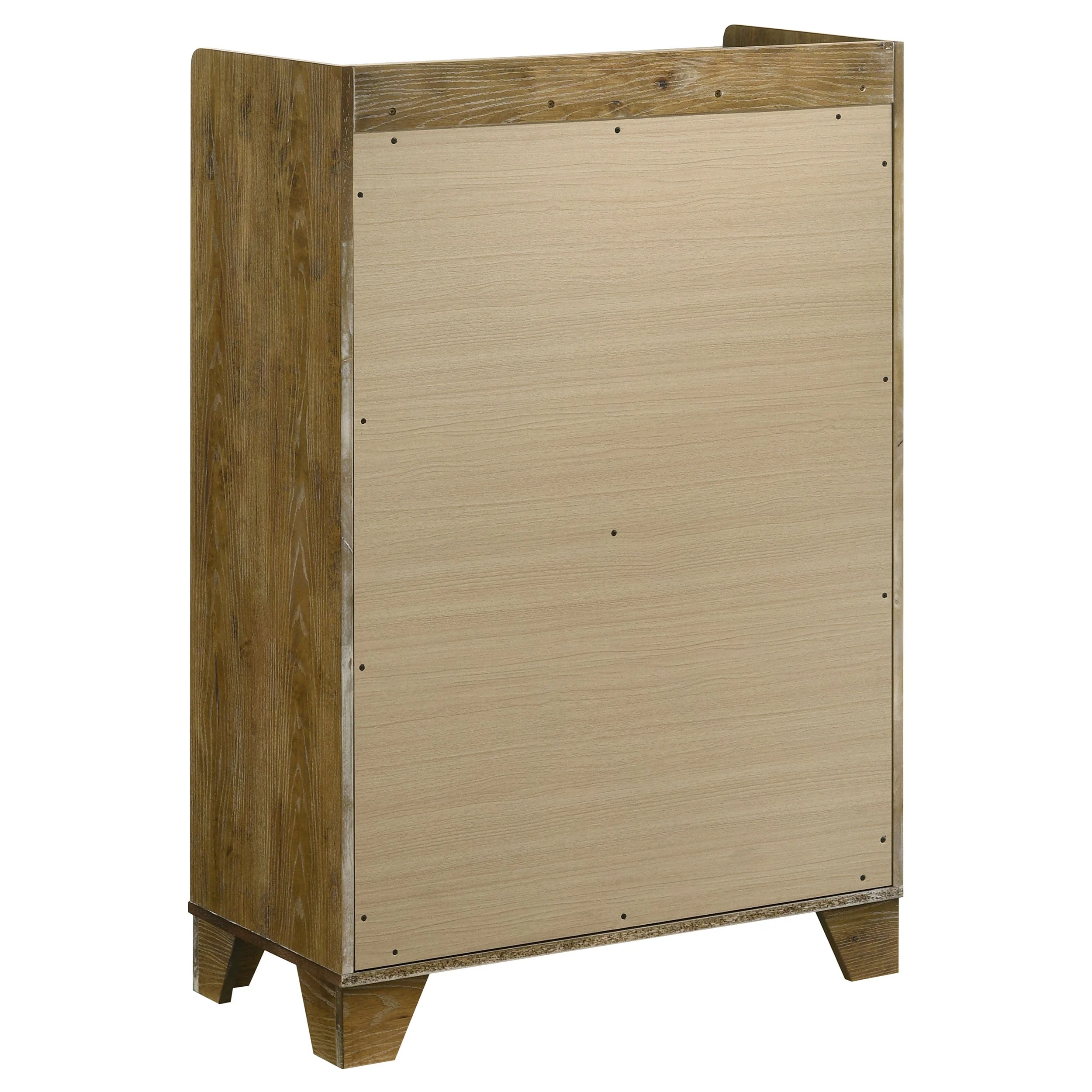 Henderson 5-drawer Bedroom Chest of Drawers Medium Oak - Image 5
