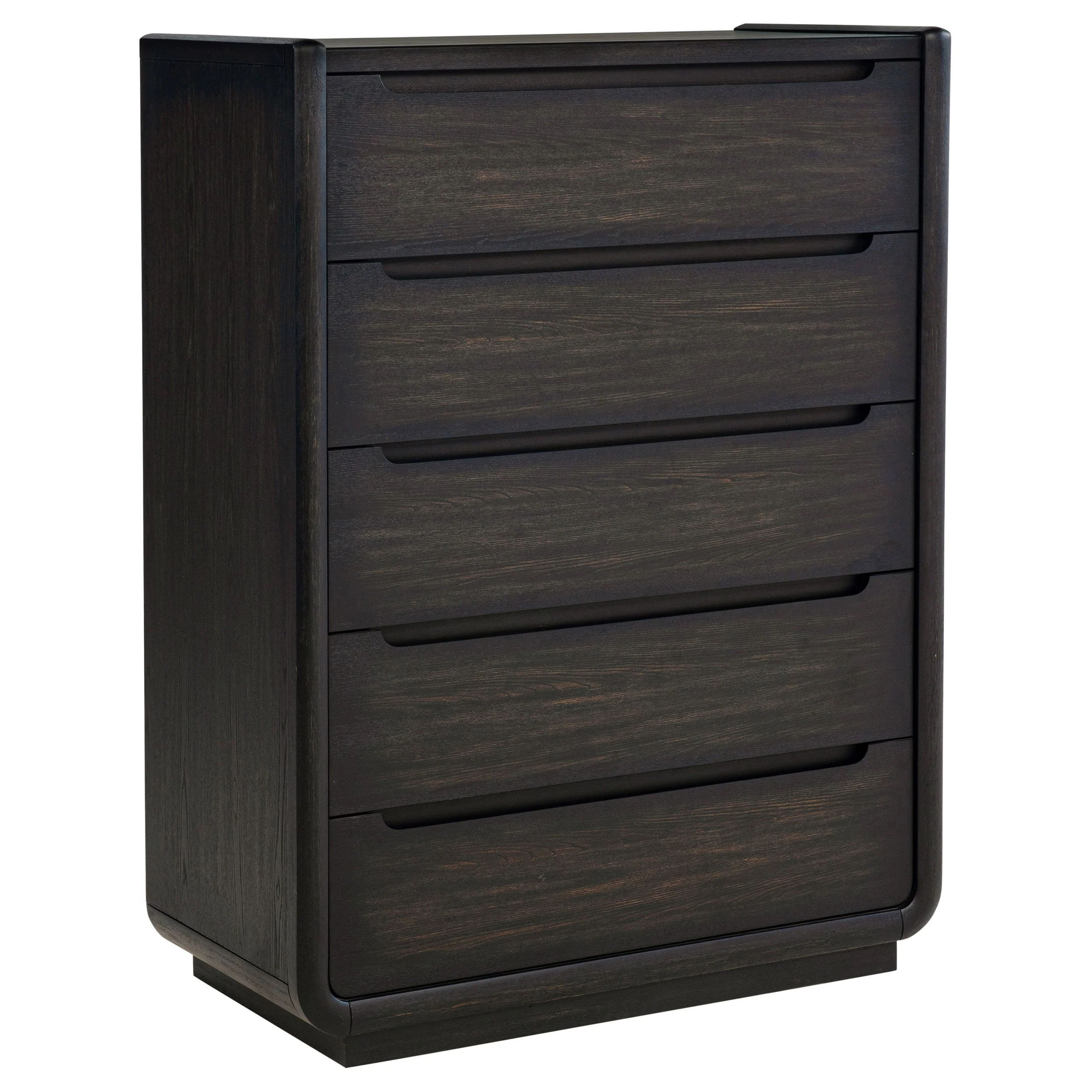Leandro 5-drawer Bedroom Chest of Drawers Burnished Black - Image 2