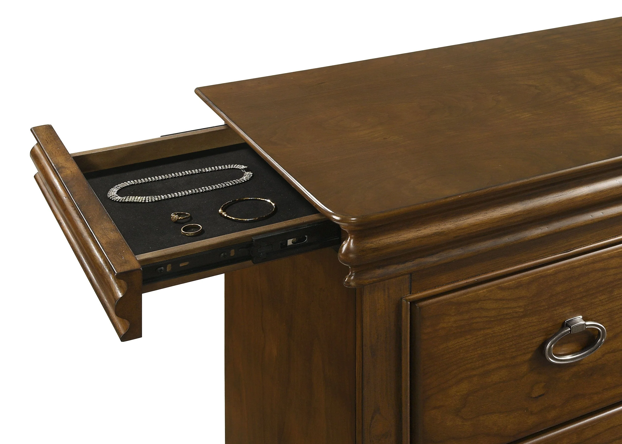 Garland 11-drawer Bedroom Dresser with Mirror Brown Cherry - Image 12