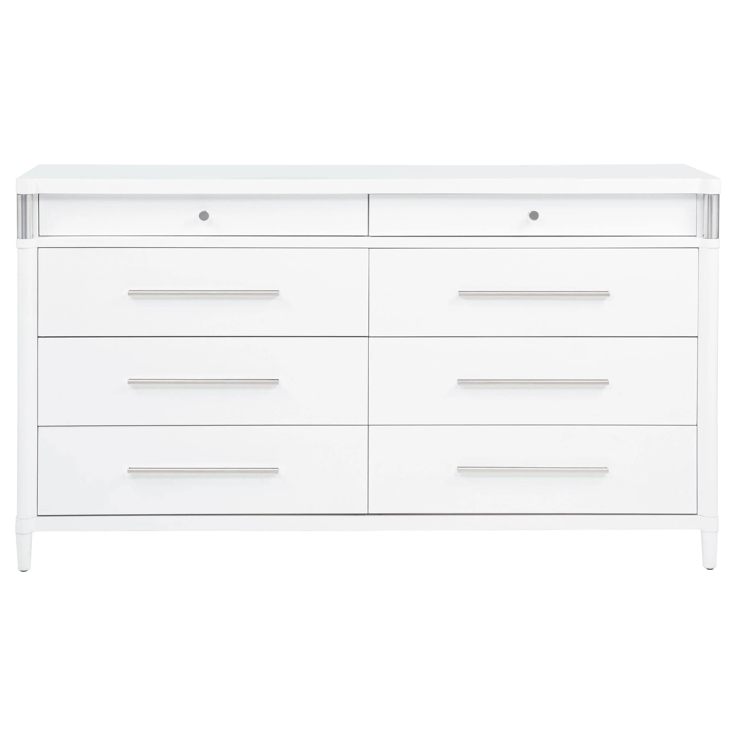 Gracemont 8-drawer Bedroom Dresser Cabinet White - Image 4