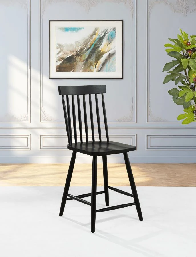 Andrews Windsor Counter Height Dining Side Chair (Set of 2) - Image 2