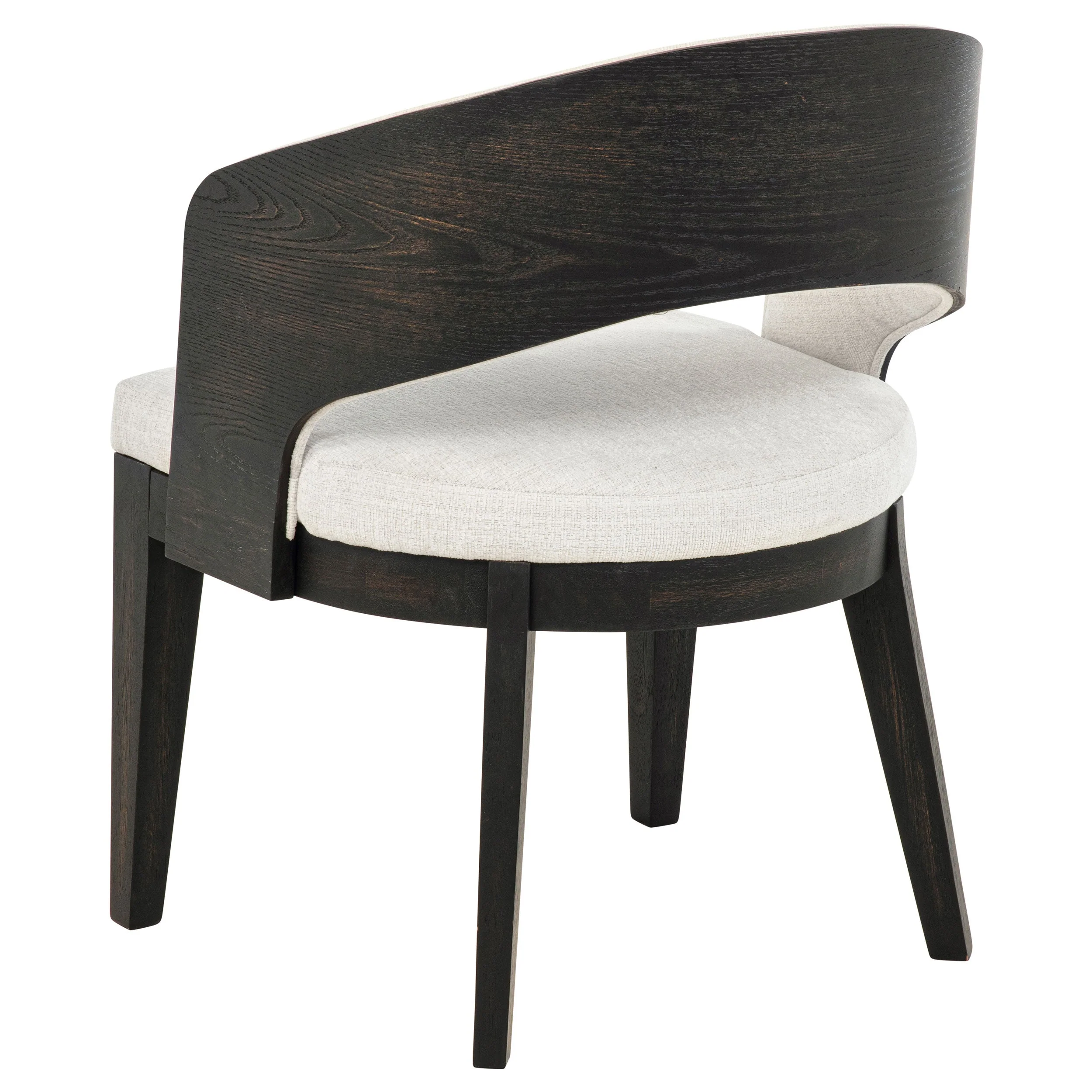 Leandro Upholstered Dining Arm Chair Cream (Set of 2) - Image 8