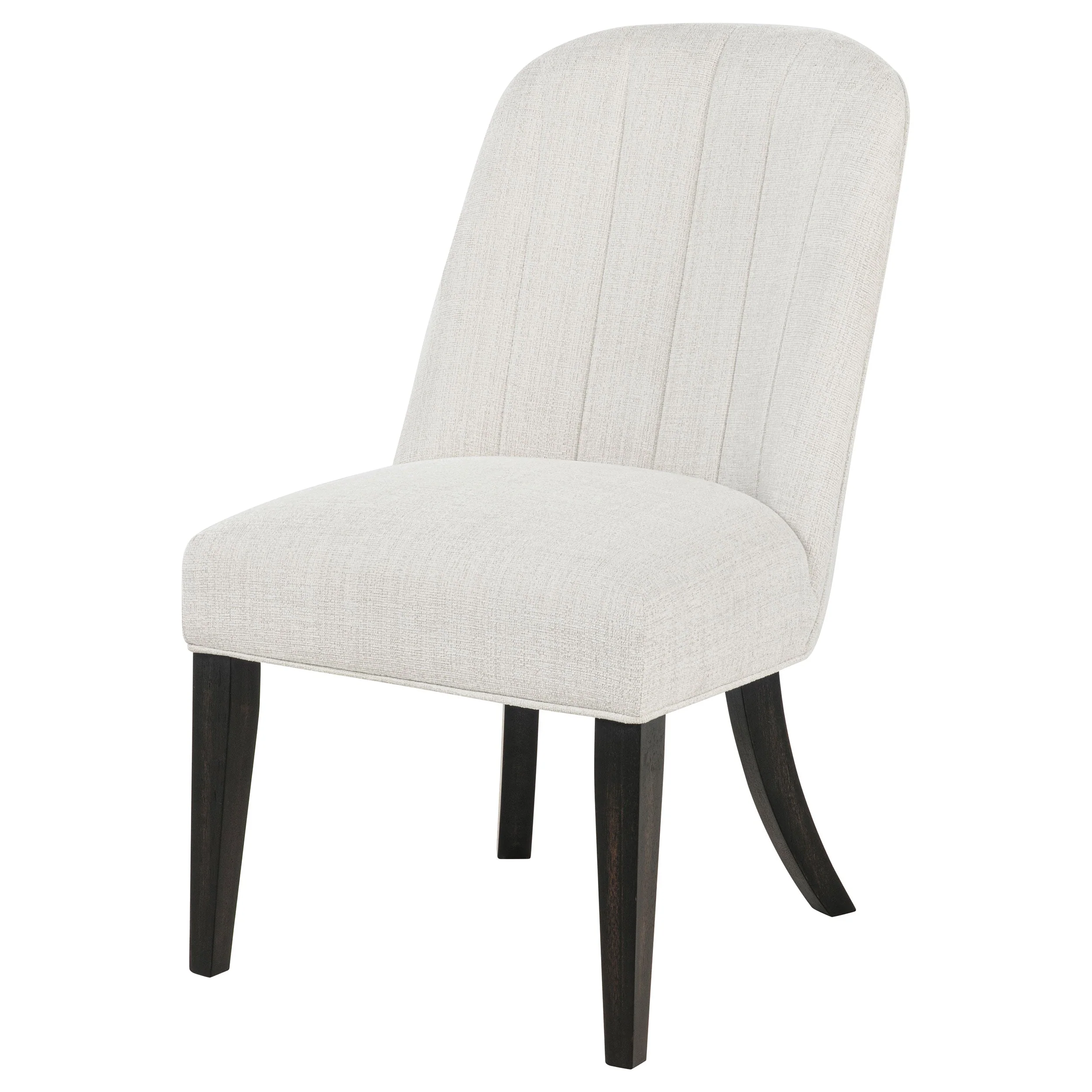 Leandro Upholstered Dining Side Chair Cream (Set of 2) - Image 6