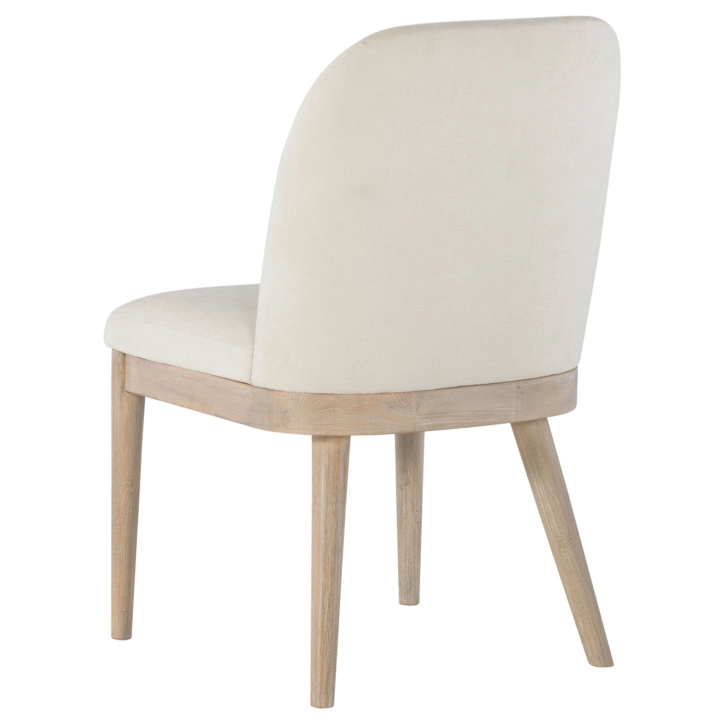 Solano Upholstered Dining Side Chair Beige (Set of 2) - Image 7