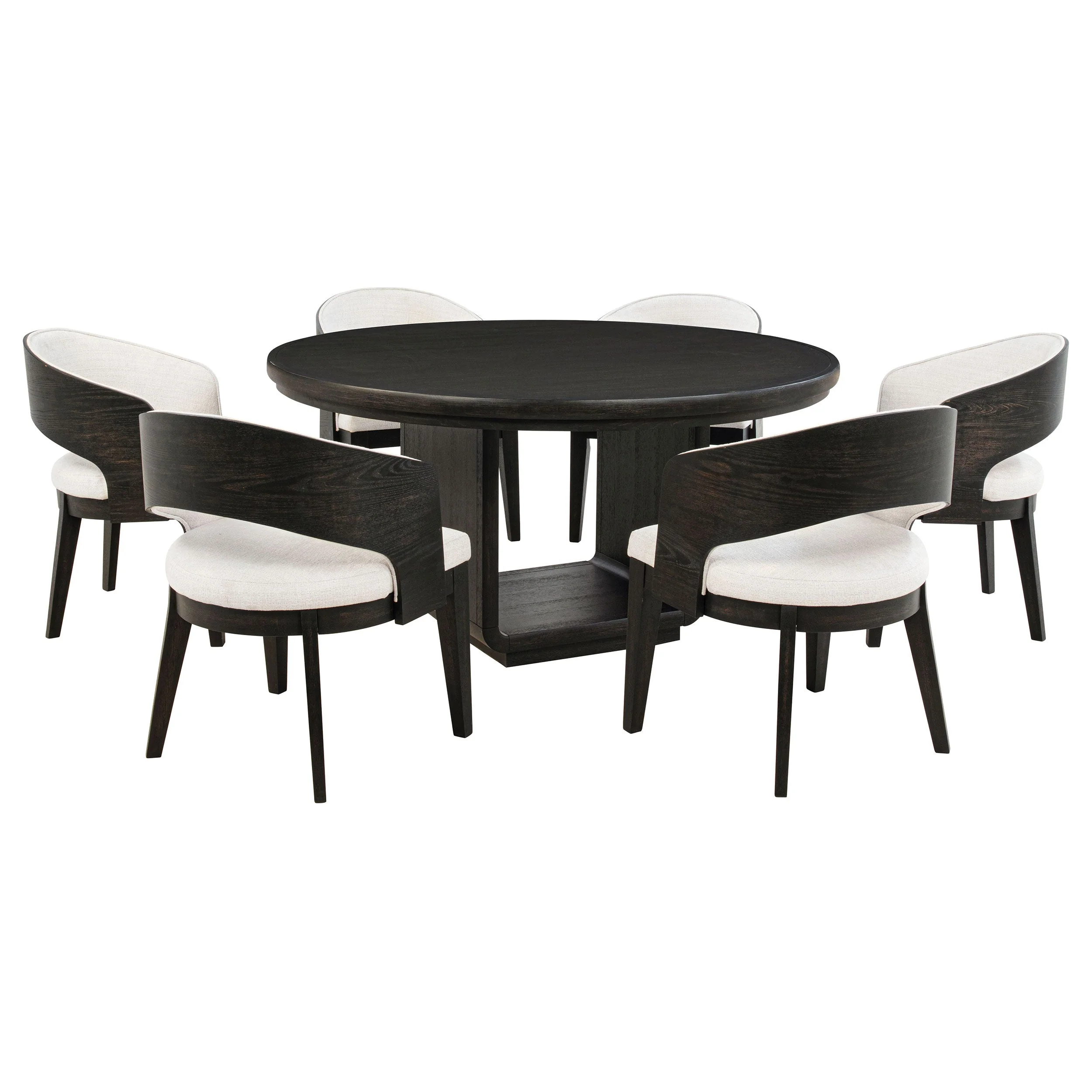 Leandro Round Dining Table Set Burnished - Image 6