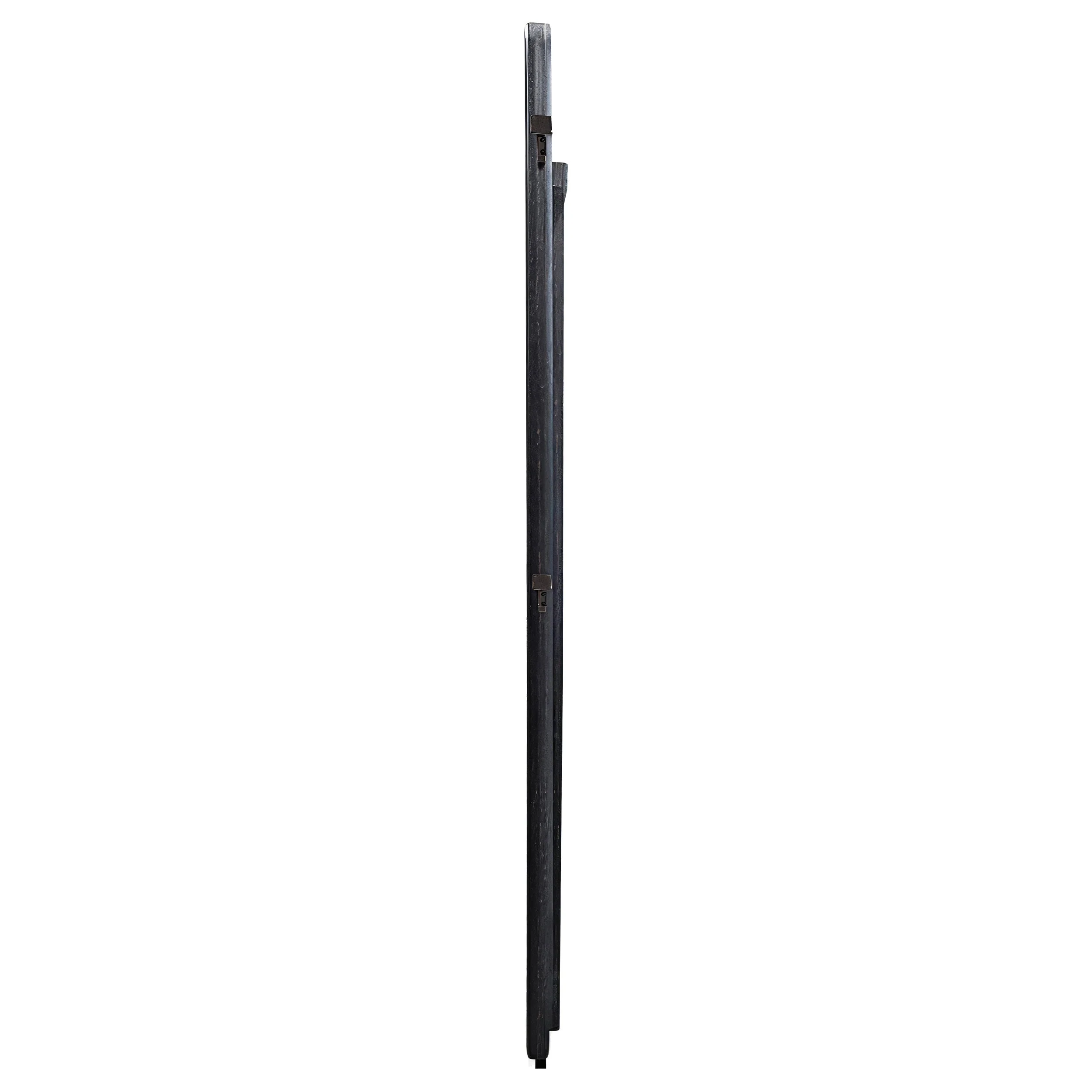 Leandro 76-inch Full Length Floor Mirror Burnished Black - Image 6