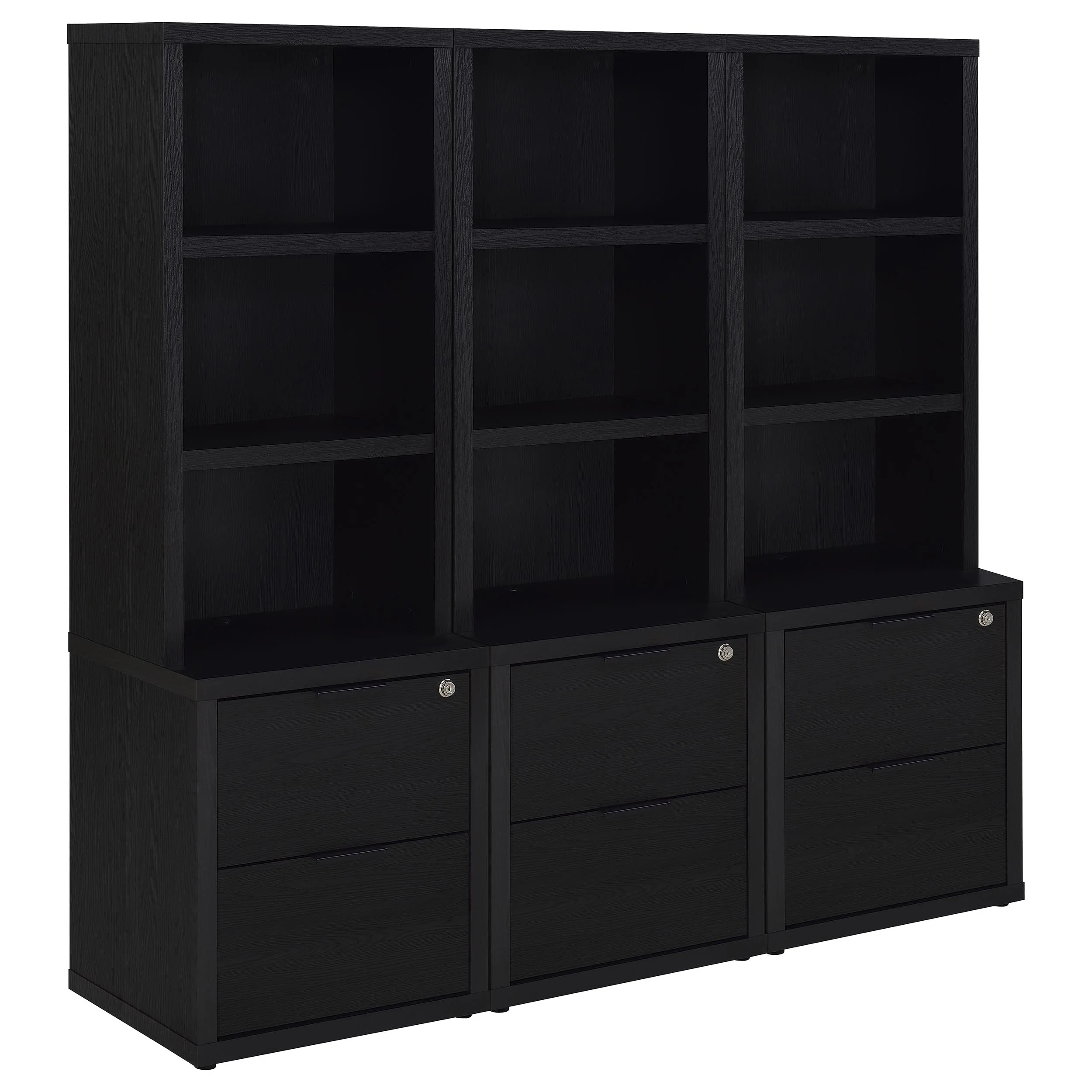 Westpark Wall Unit Bookcase Set with USB - Image 9