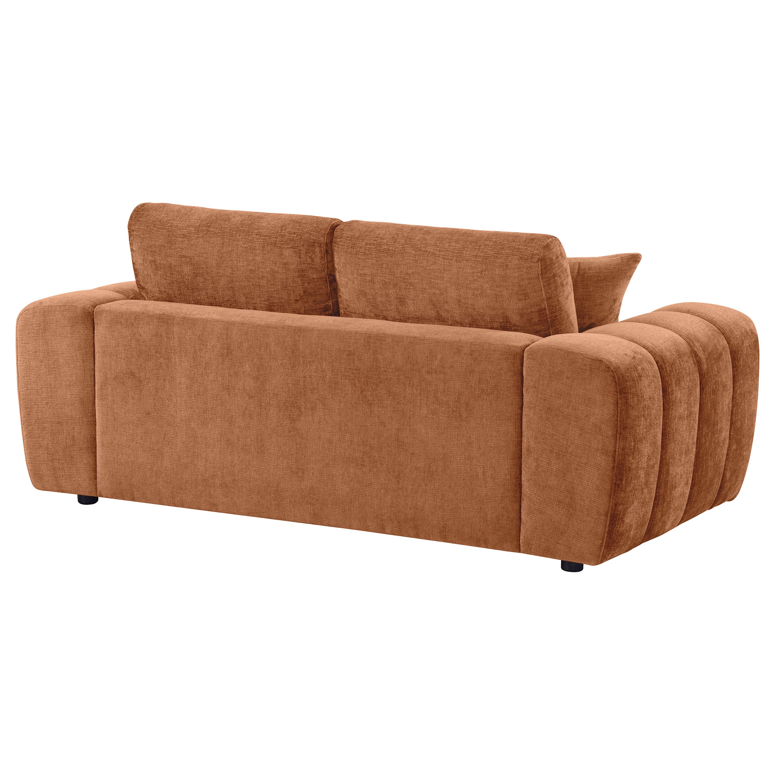 Burnett Chenille Upholstered Wide Arm Loveseat - Image 15