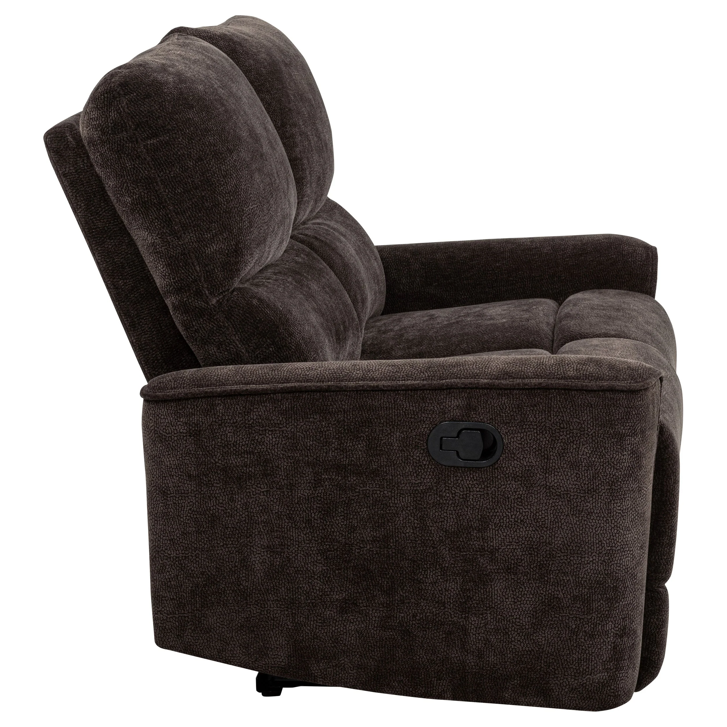 Navarro Chenille Upholstered Reclining Loveseat - Image 19