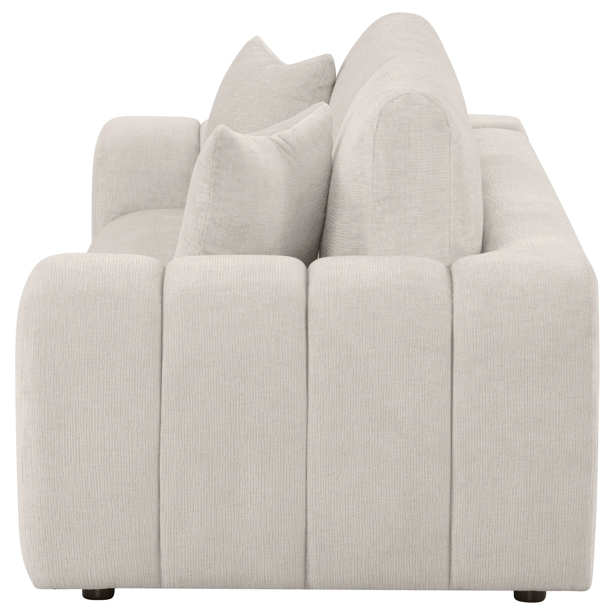 Burnett Chenille Upholstered Wide Arm Sofa - Image 12
