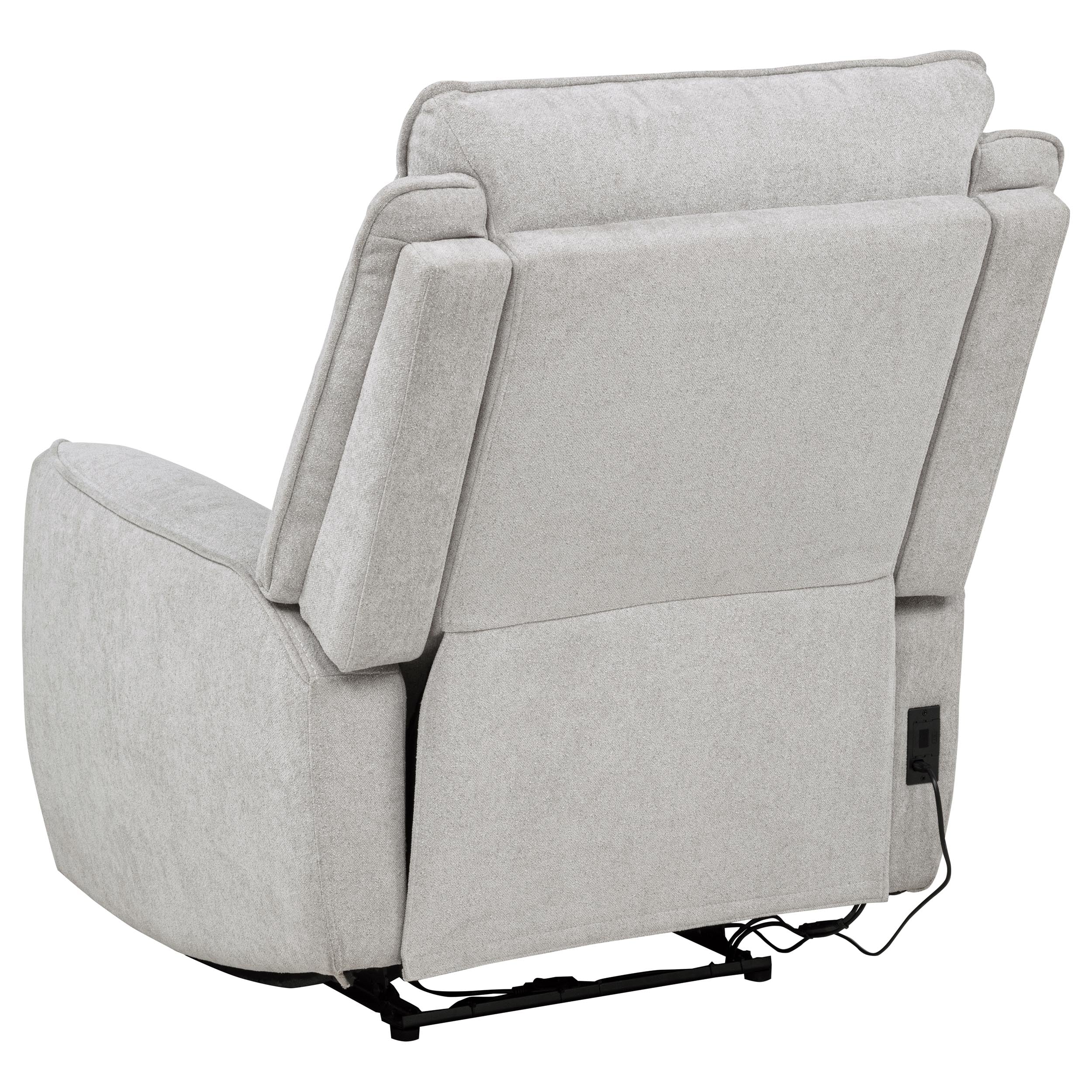 Sylmar Chenille Upholstered Power Recliner - Image 13