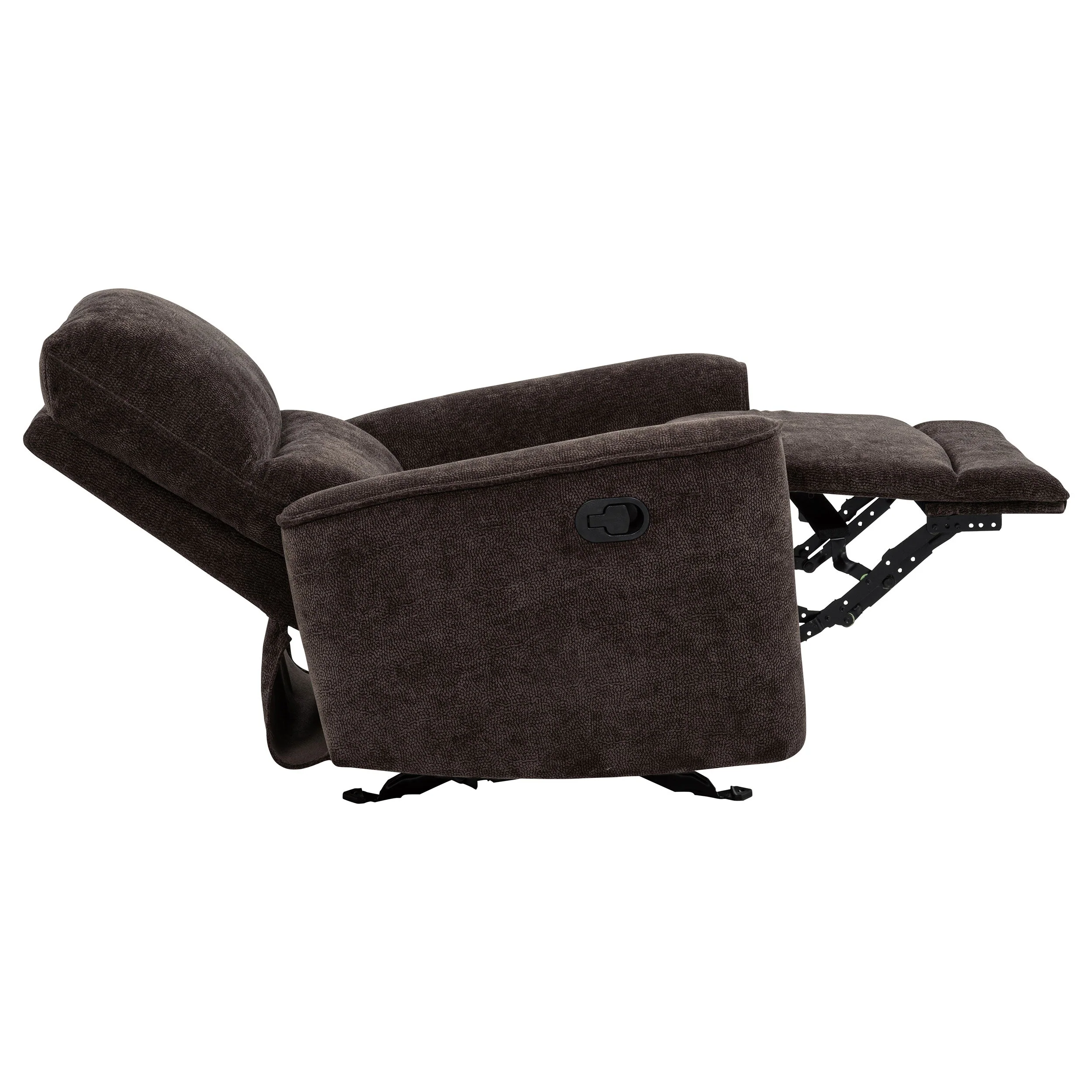 Navarro Chenille Upholstered Glider Recliner - Image 23
