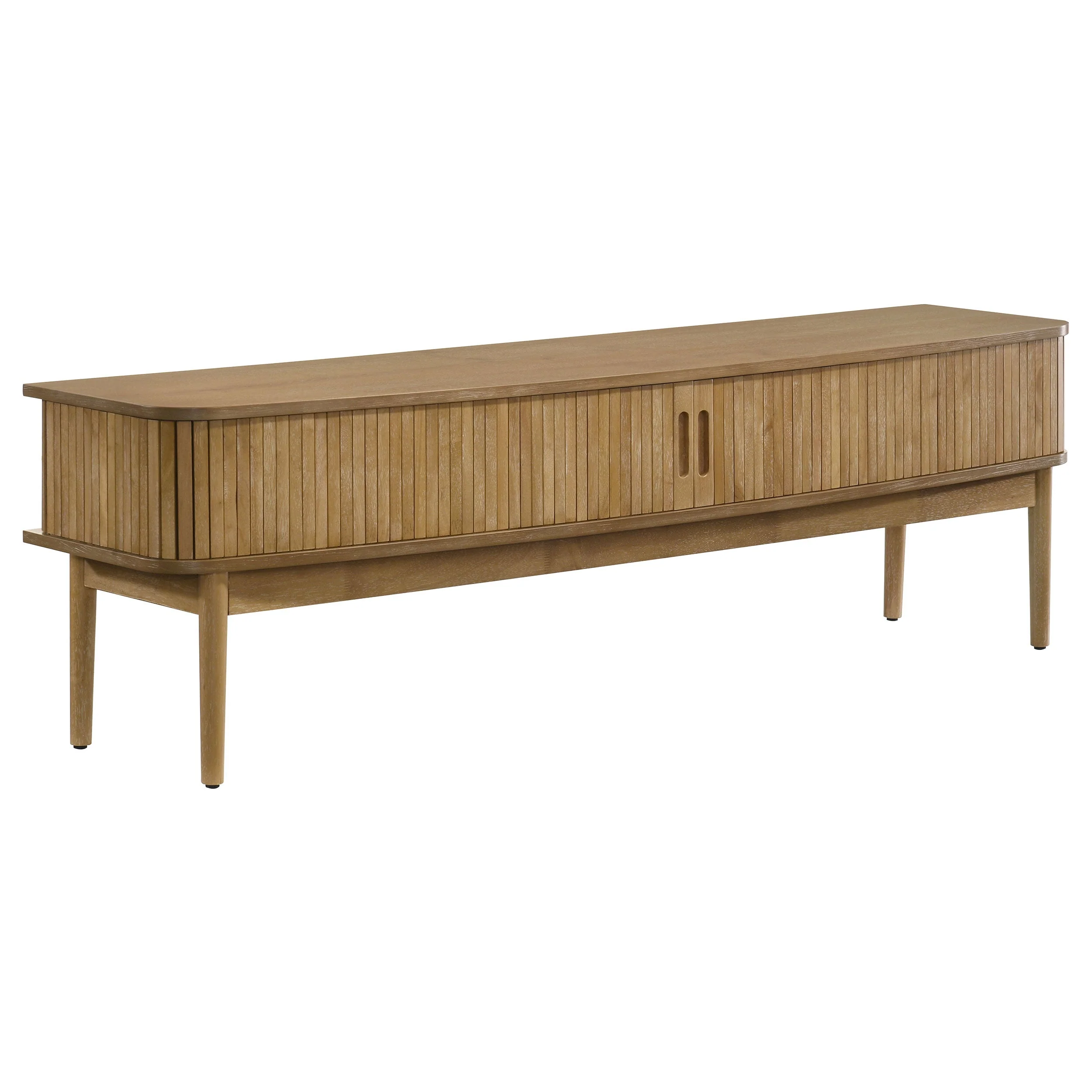 Croyden 71-inch TV Stand Media Console Weathered Natural - Image 2