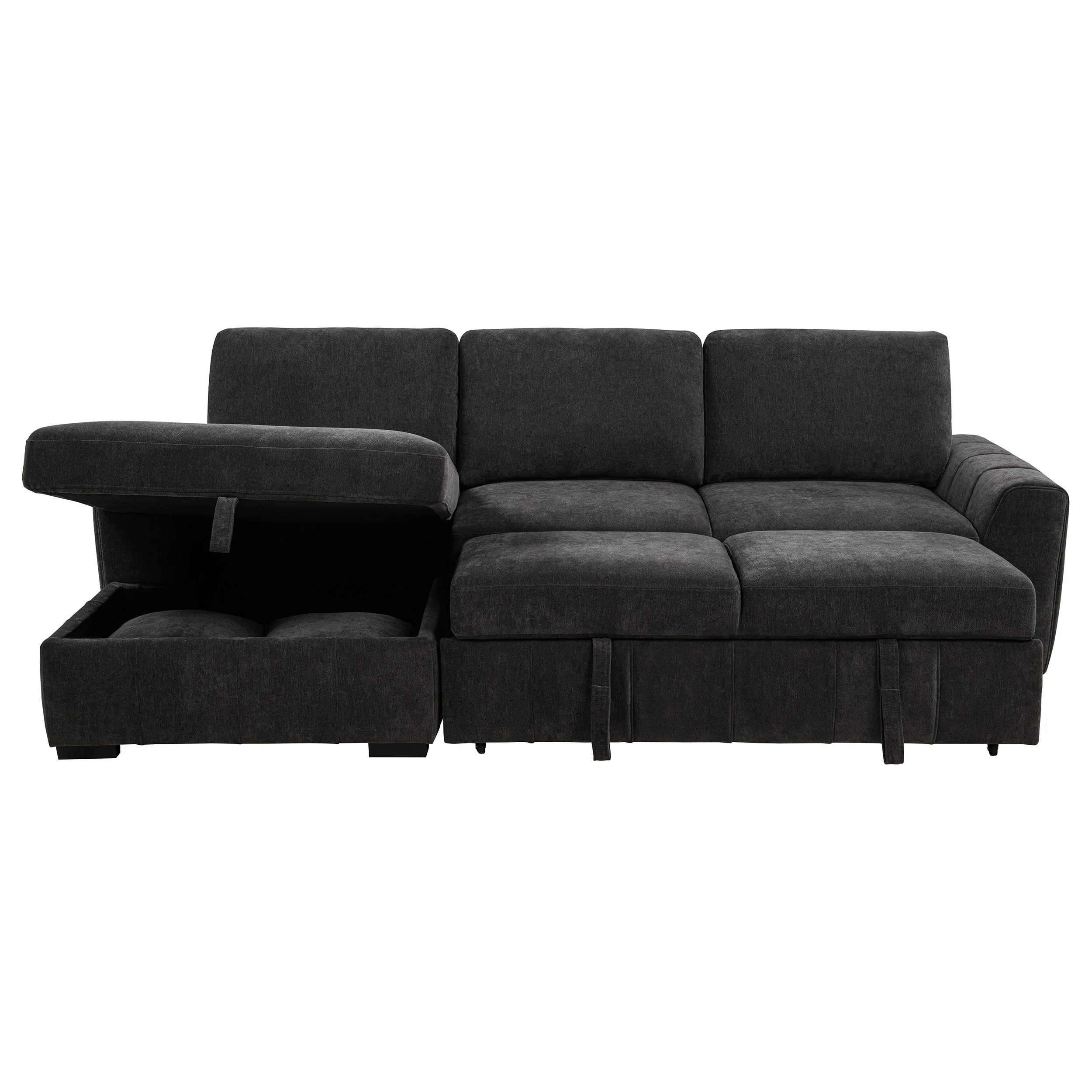 Pastrana Upholstered Sleeper Sectional Sofa RAF Chaise - Image 20
