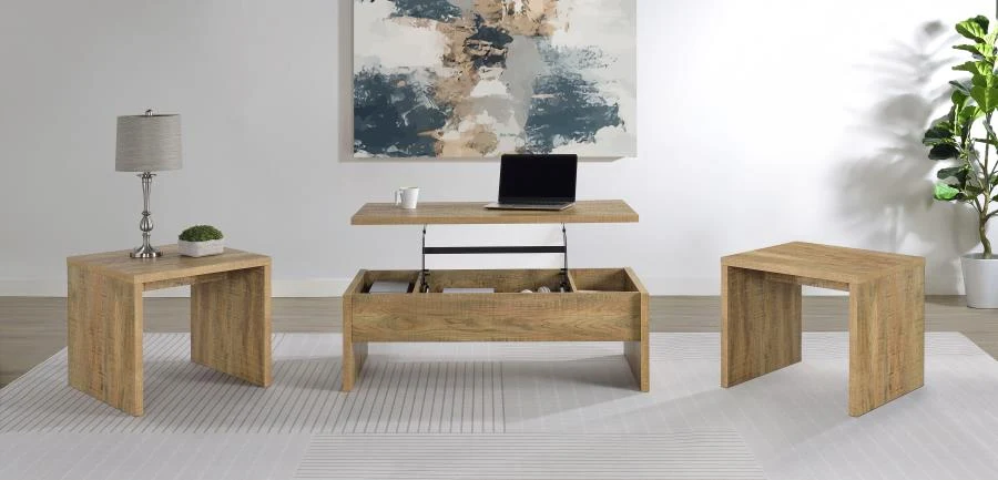 Canoga Lift Top Cocktail Coffee Table Set - Image 3