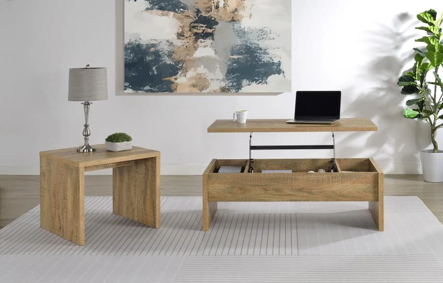 Canoga Lift Top Cocktail Coffee Table Set - Image 4