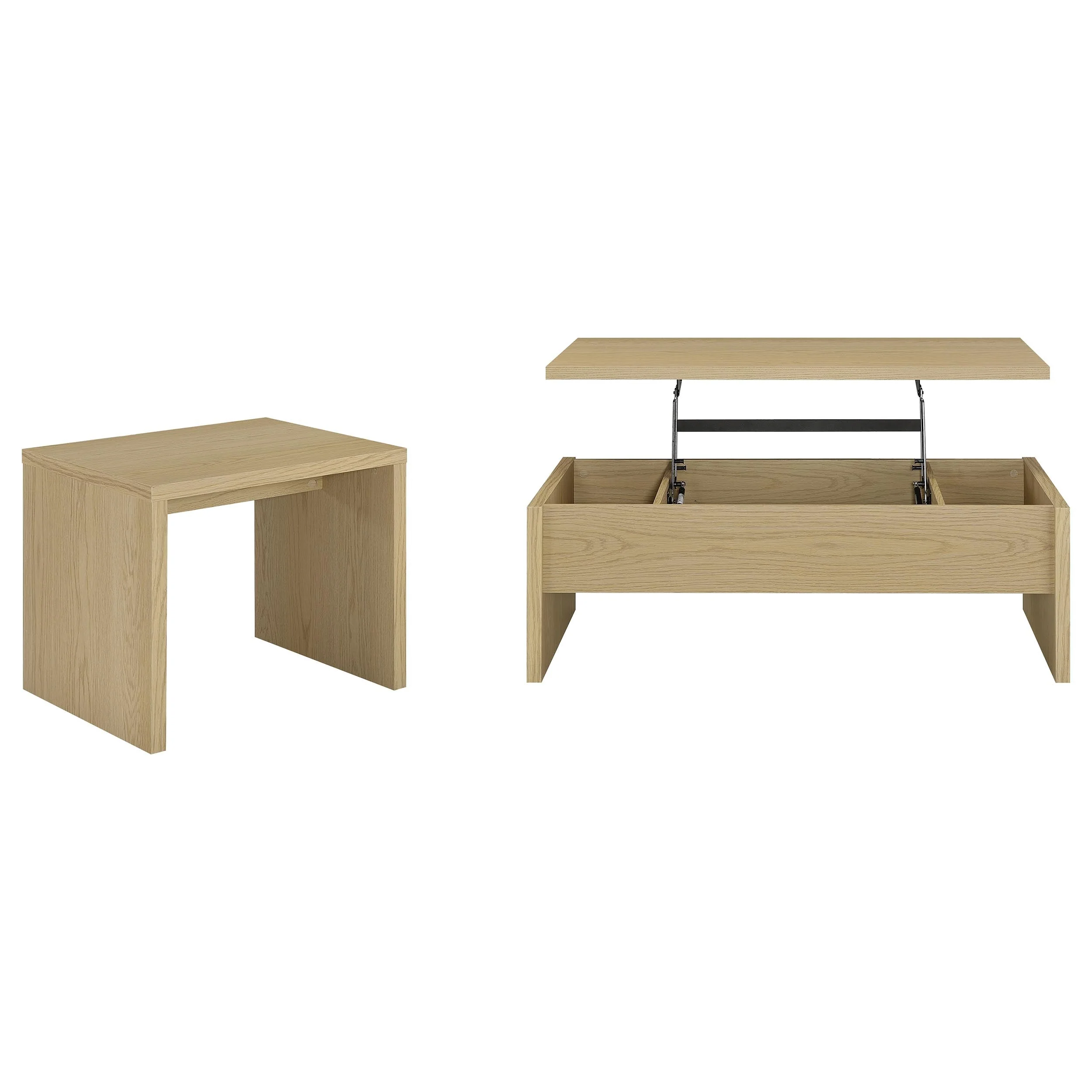 Canoga Lift Top Cocktail Coffee Table Set - Image 9