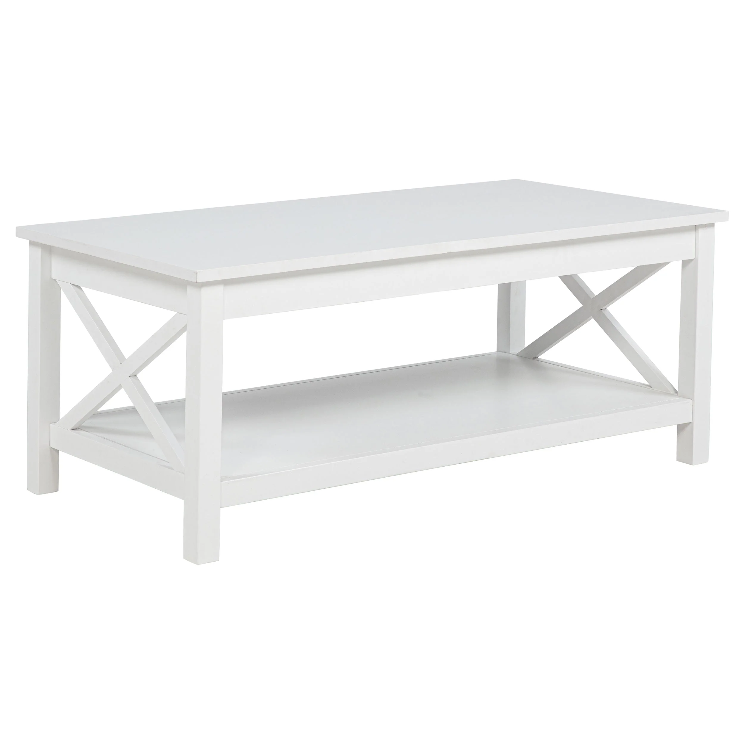 Skyview 44-inch Rectangular Lift Top Coffee Table White - Image 5