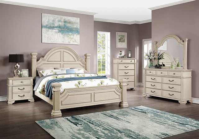 Pamphilos Antique White California King Bed - Image 2