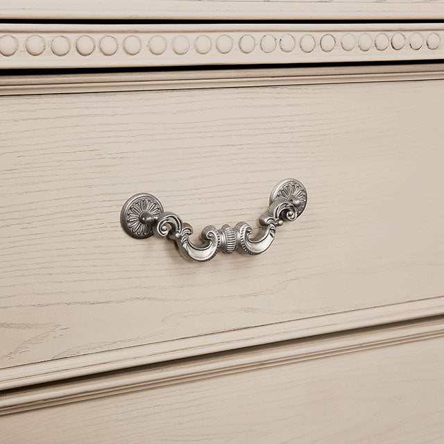 Pamphilos Antique White Queen Bed - Image 6
