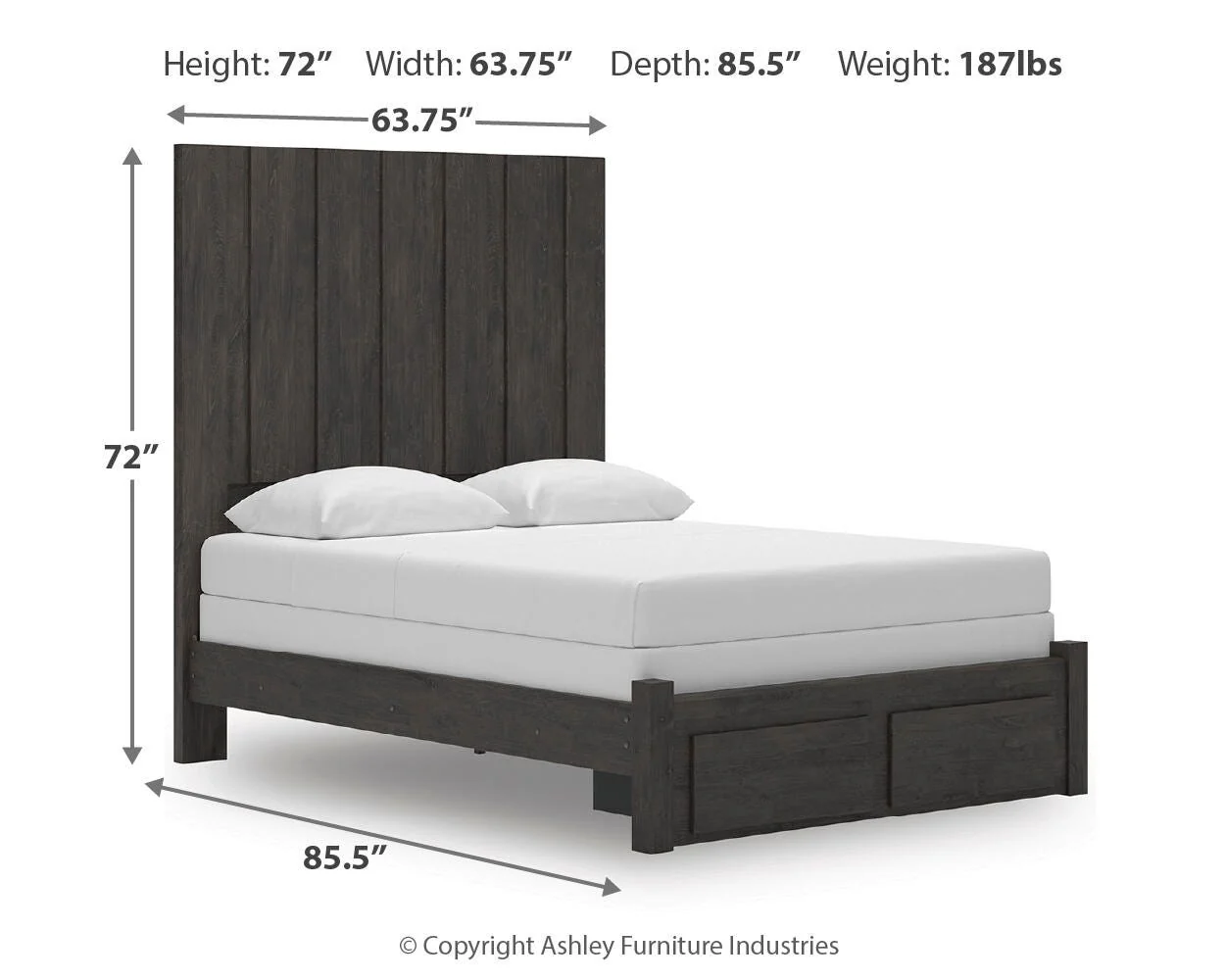 Parlayon Panel Storage Bed - Image 8